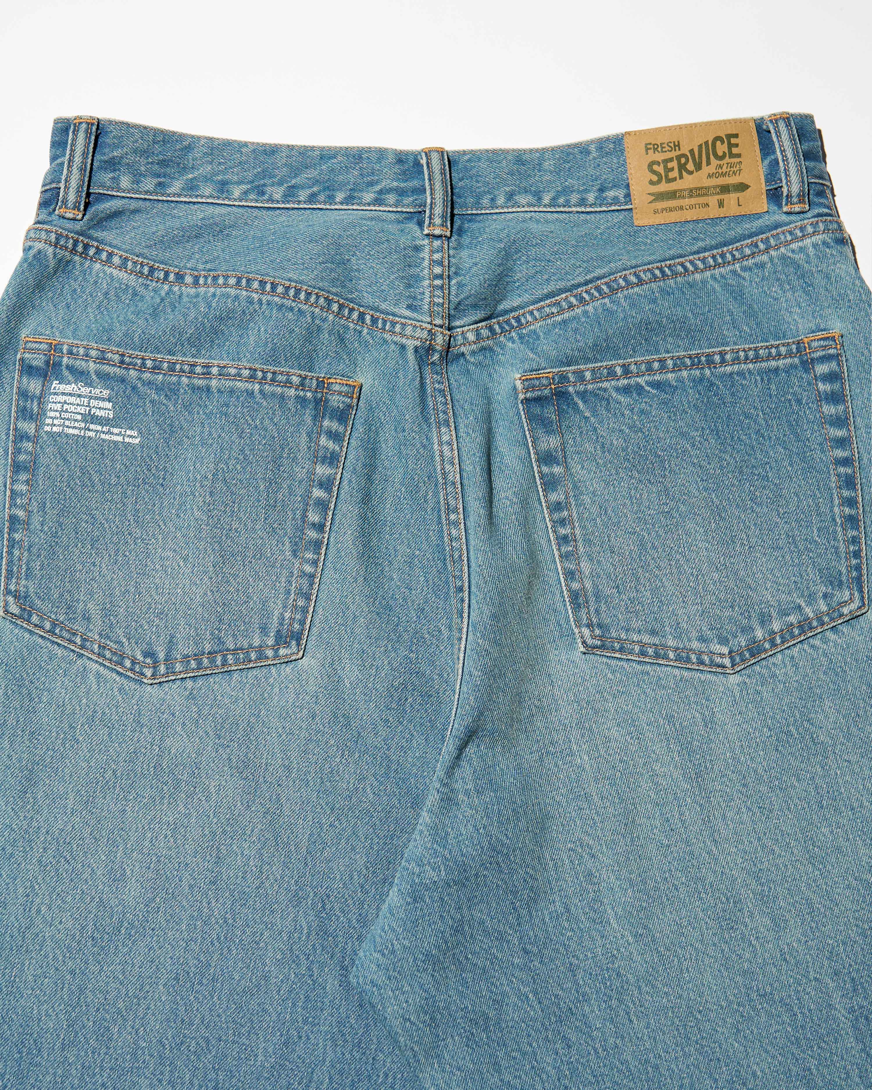 CORPORATE DENIM FIVE POCKET PANTS