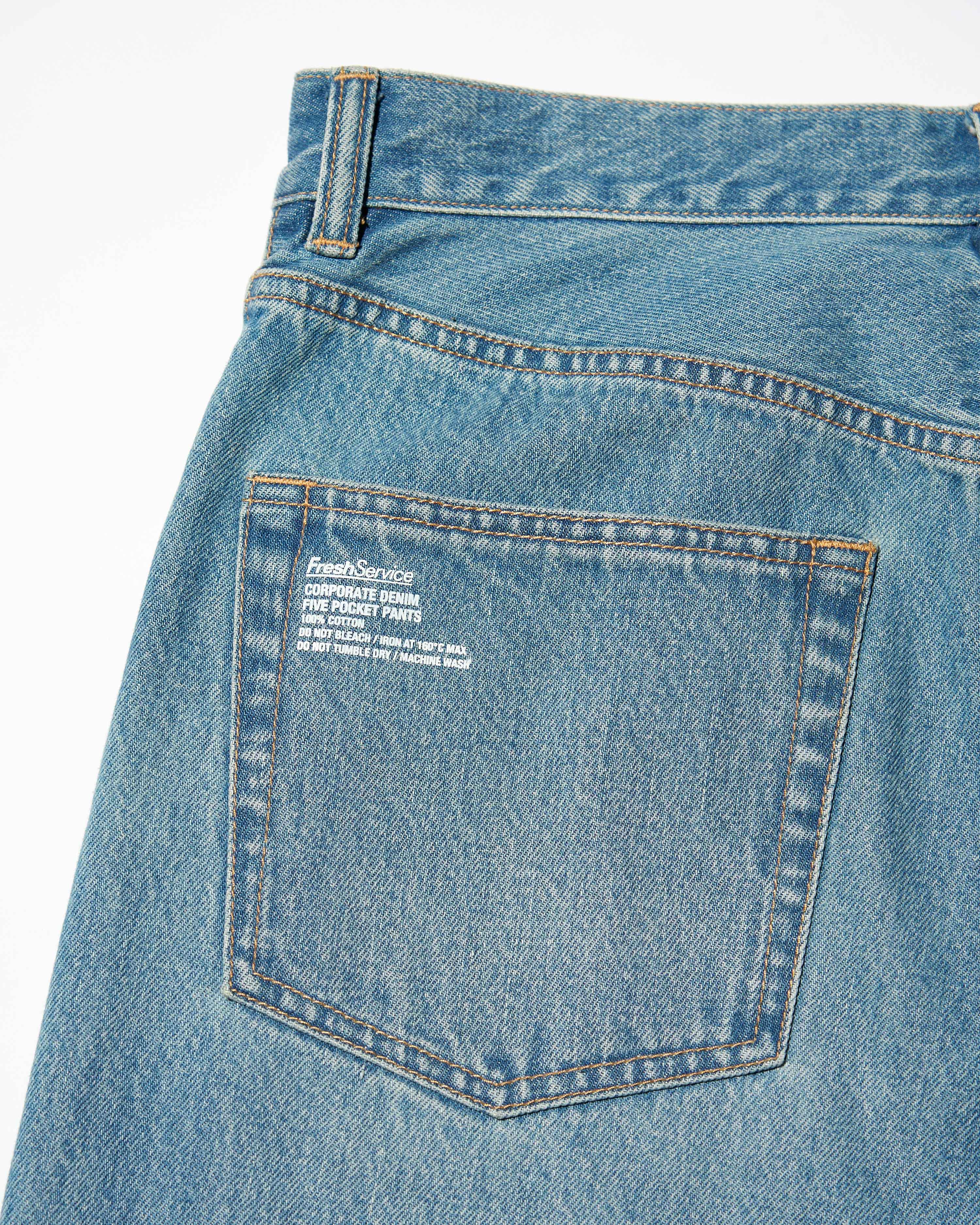 CORPORATE DENIM FIVE POCKET PANTS