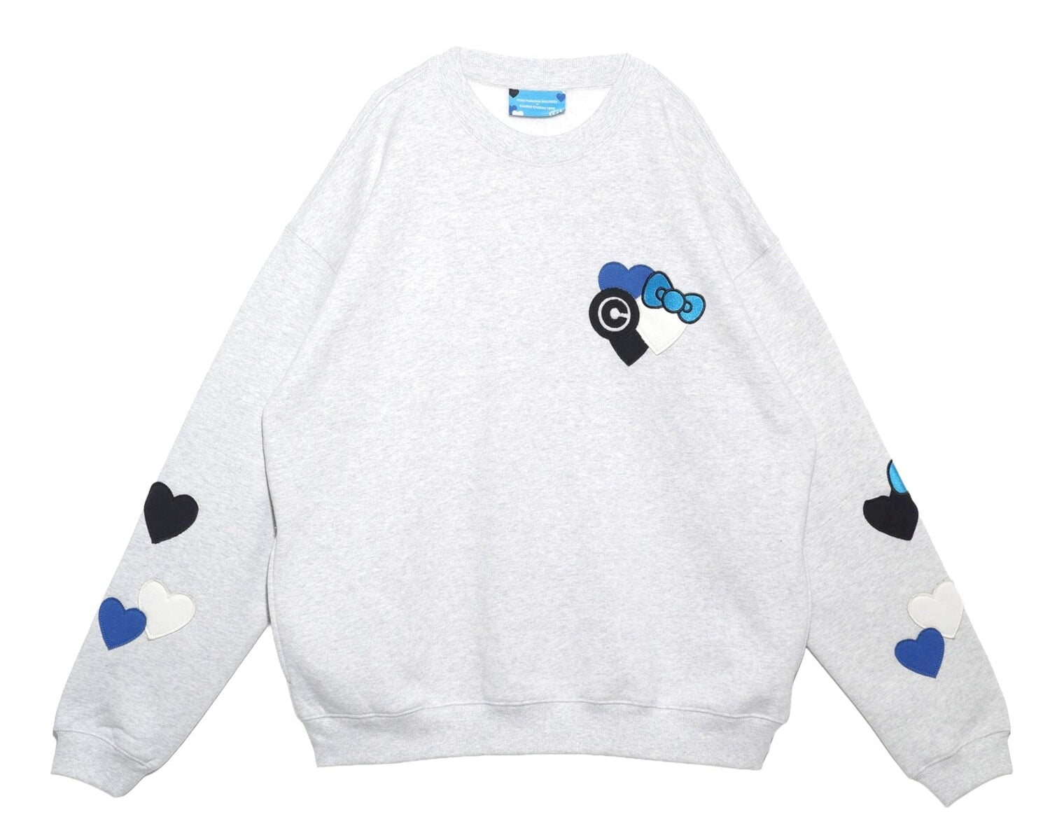 COIN PARKING DELIVERY × SANRIO CHARACTERS PACTHWORK SWEATSHIRT