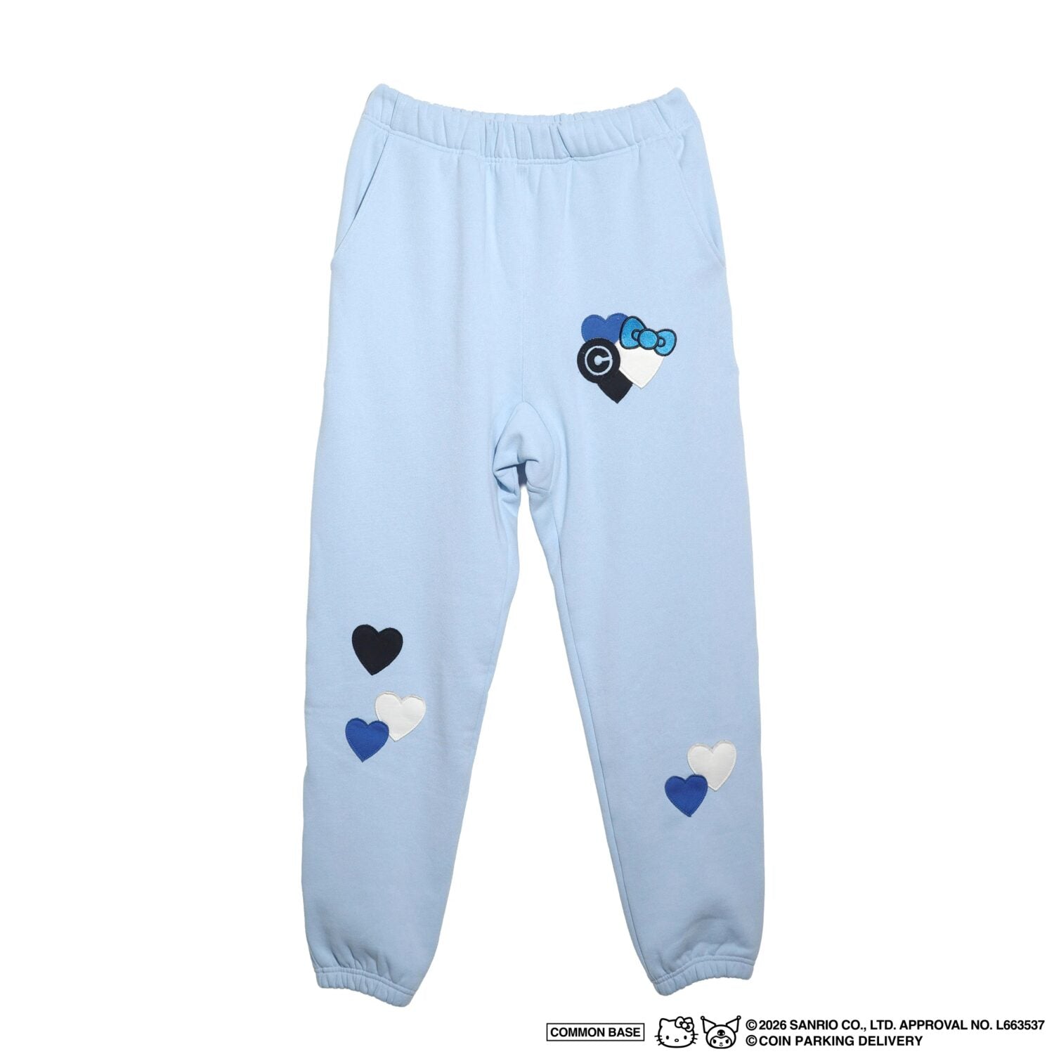 COIN PARKING DELIVERY × SANRIO CHARACTERS PACTHWORK SWEAT PANTS