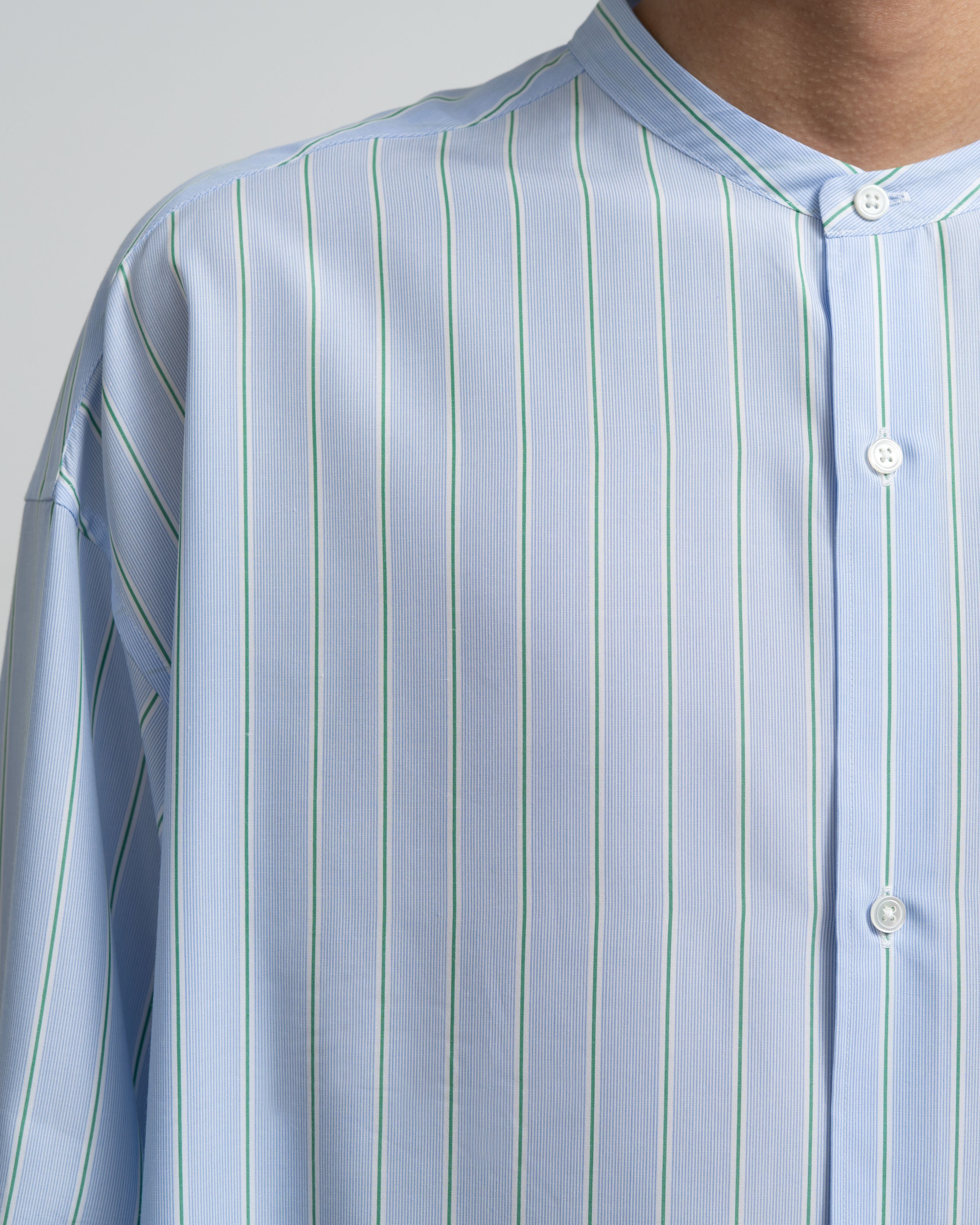 【6/6(土)発売】SIDOGRAS L/S Oversized Band Collar Shirt