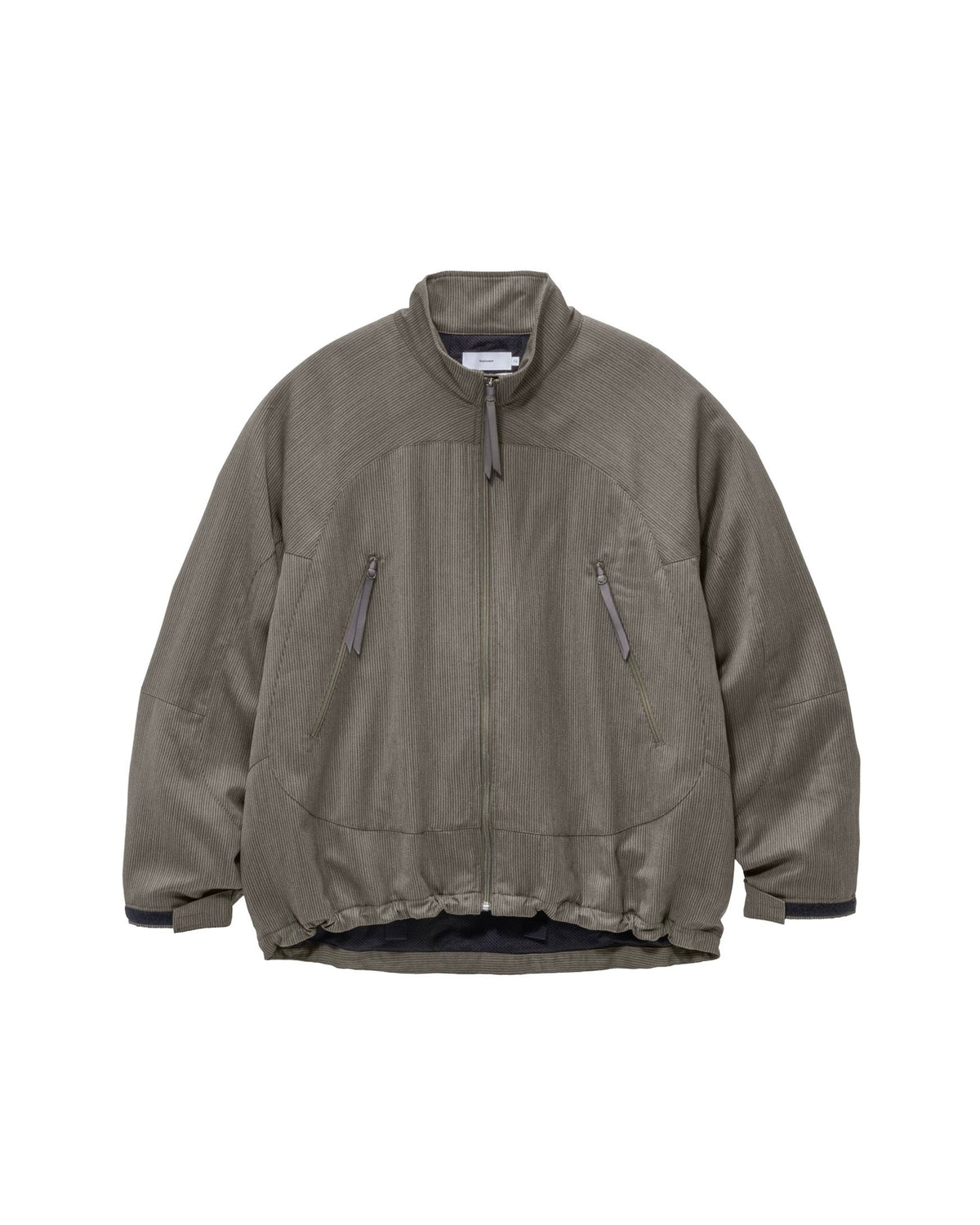 【9/19(土)発売】Melange Pique Zip-up Stand Collar Jacket