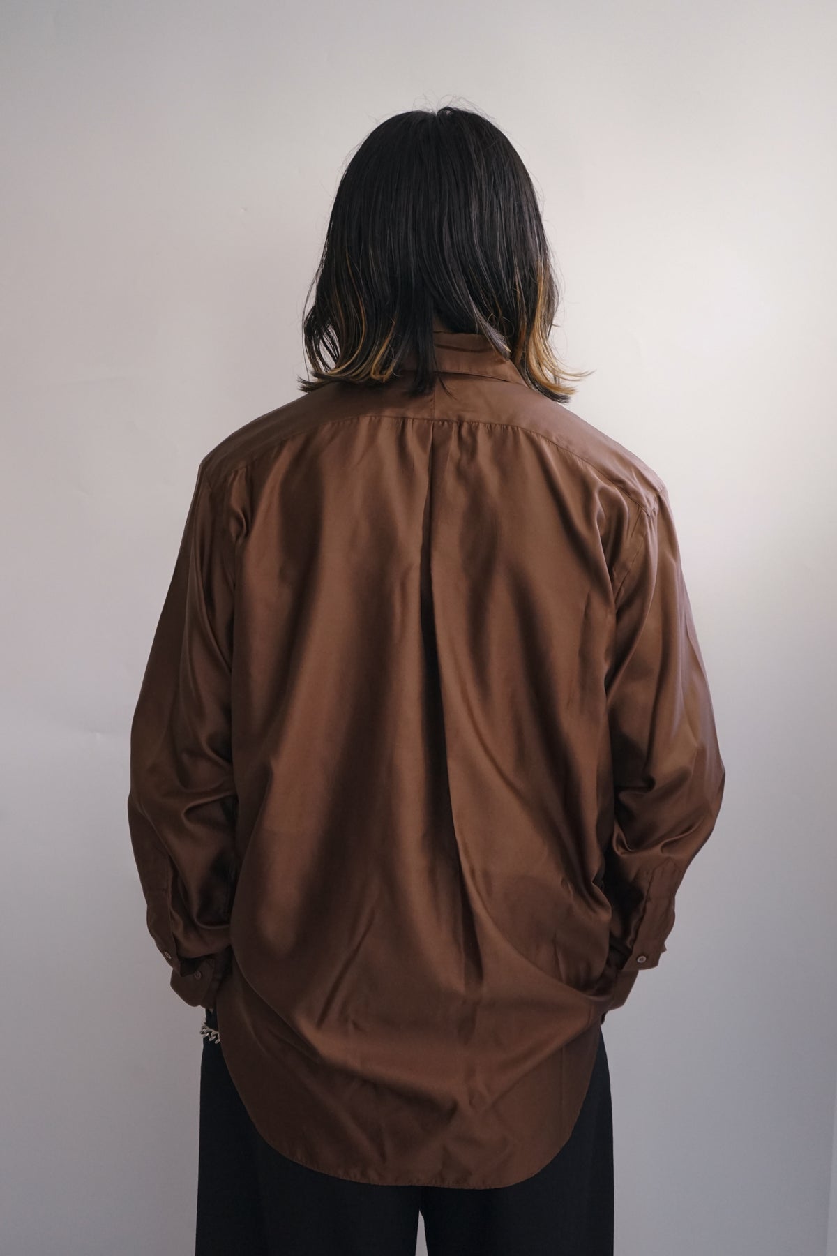 BRATAC SILK BACK SATIN REGULAR FIT DRESS SHIRT