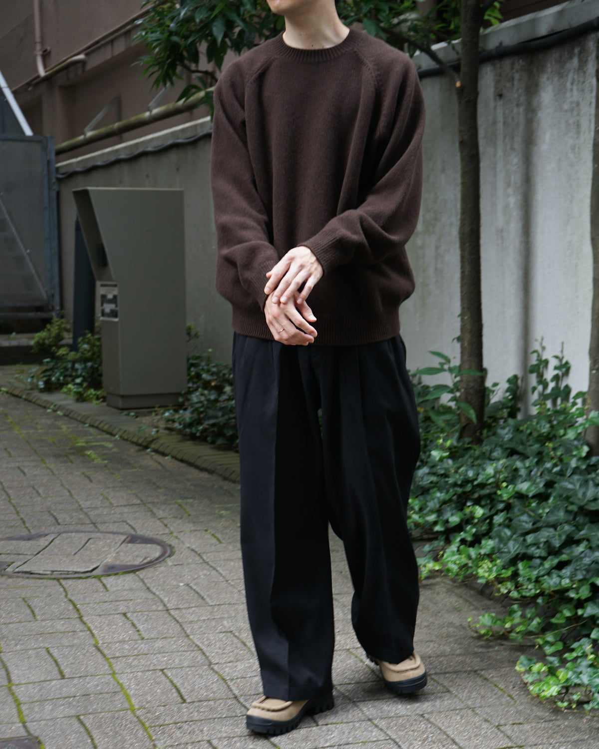 DOUBLE PLEATED TROUSERS