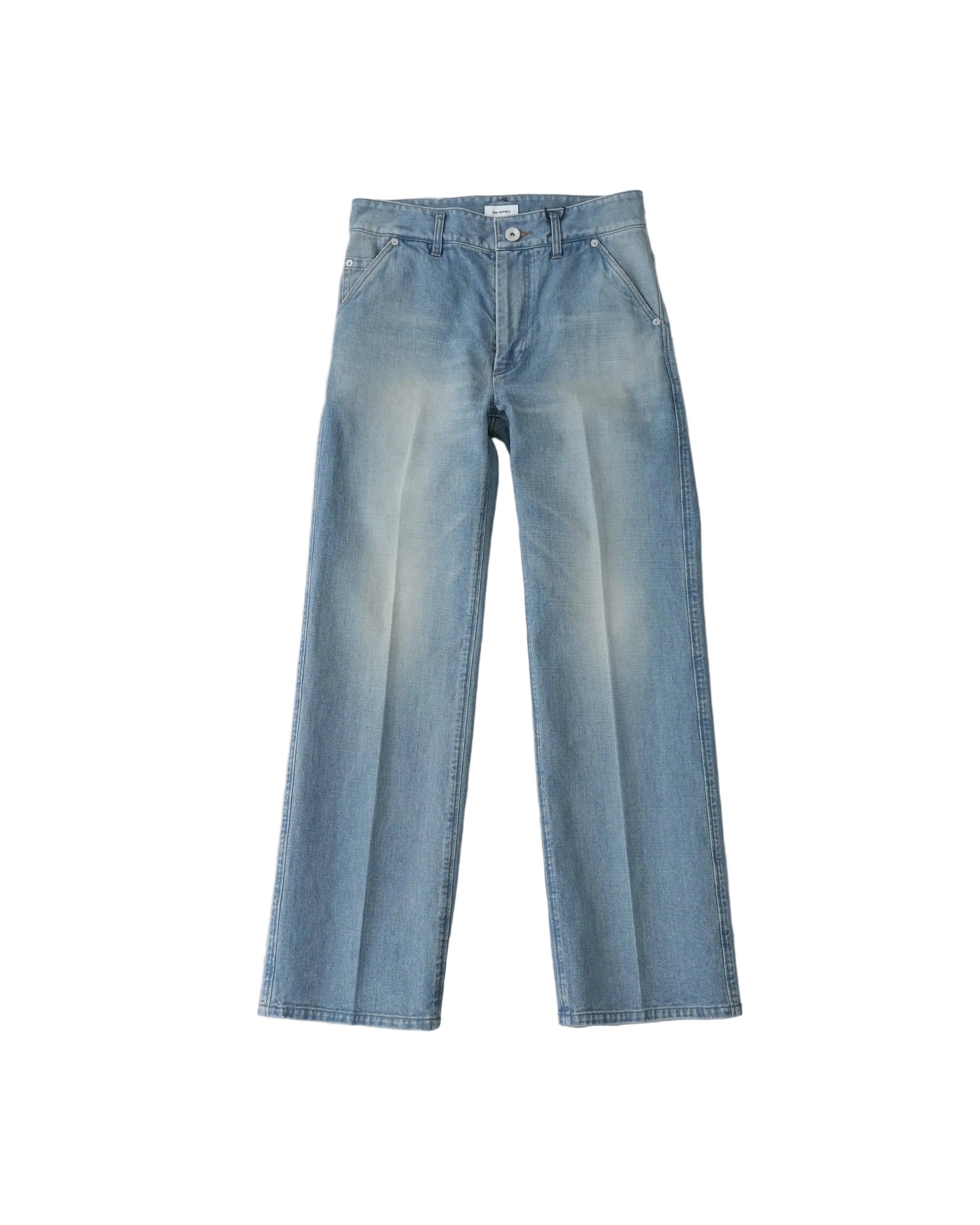 LEFT HAND DENIM STRAIGHT PANTS - BLEACH LIGHT BLUE