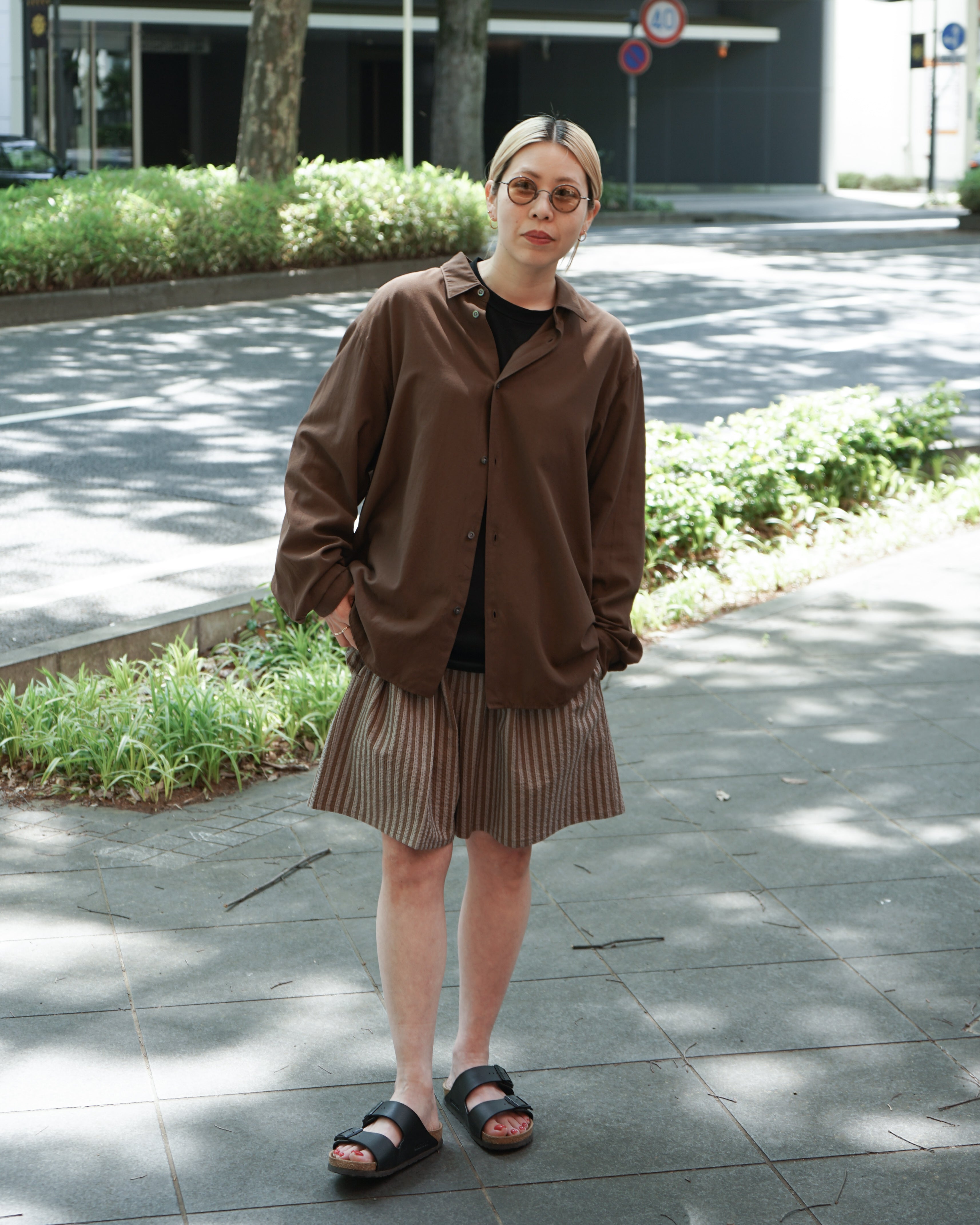 COTTON SILK VIERA LOOSE FIT SHIRT