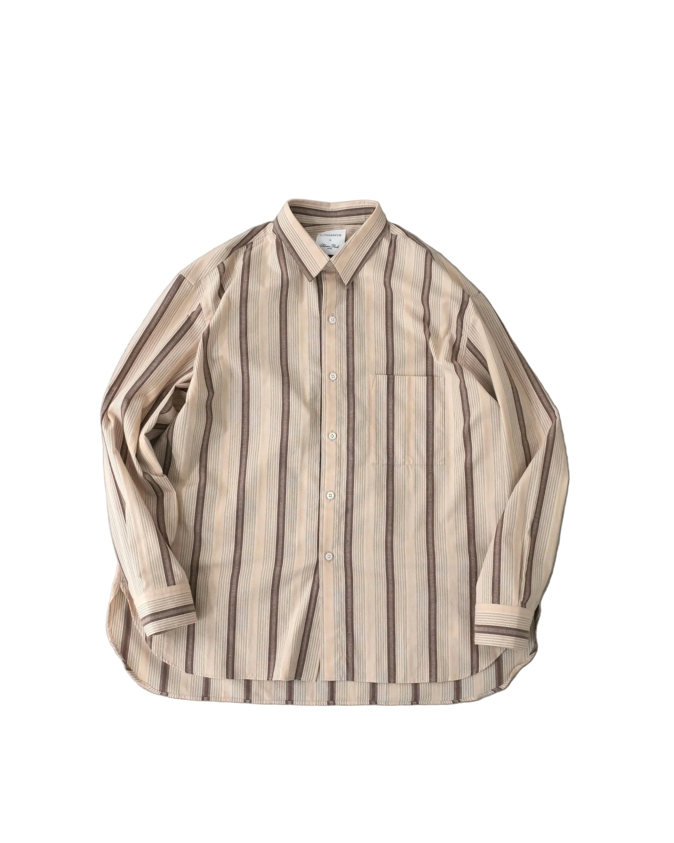 Handmade Classic Collar Shirt(Brown.ST)