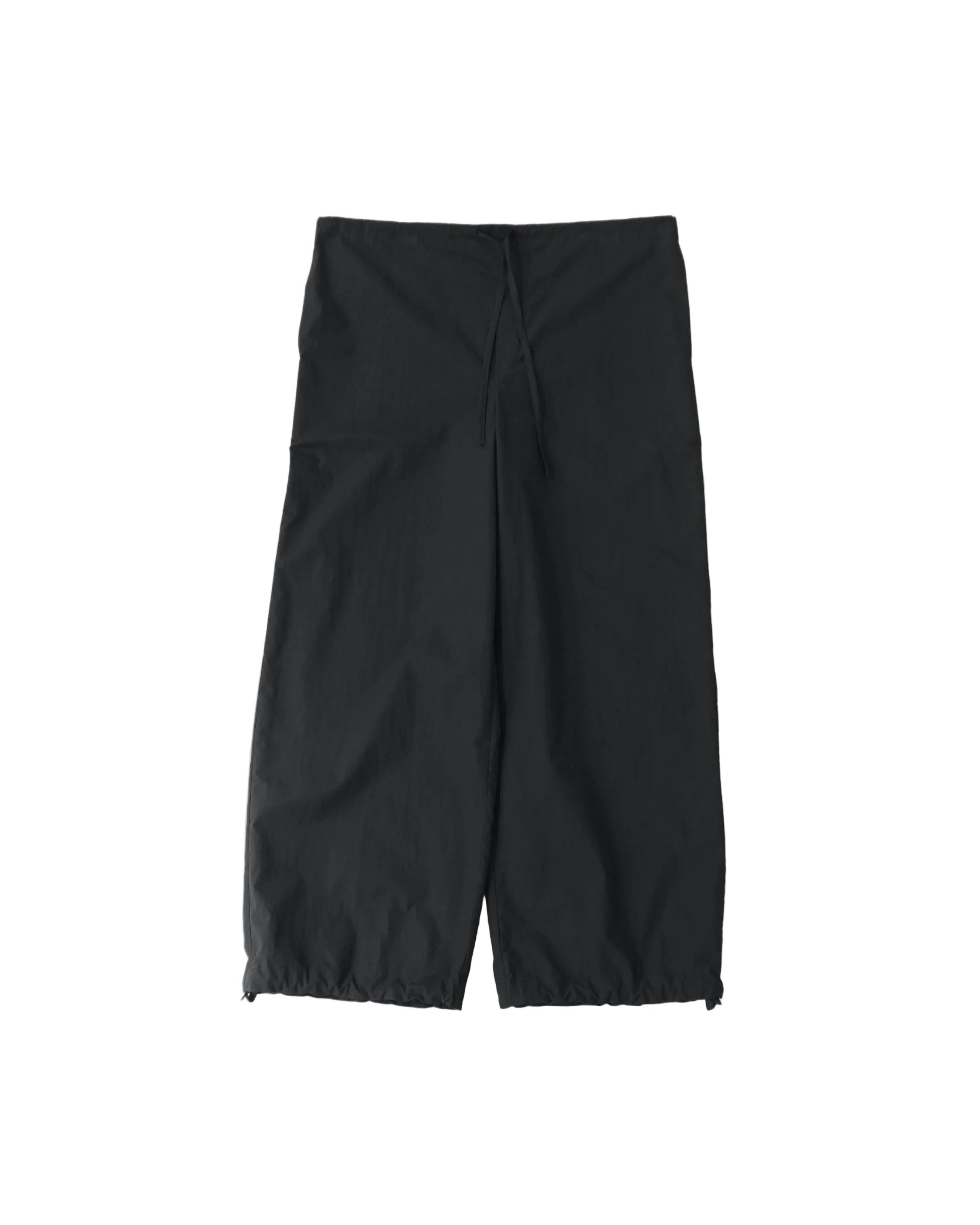Maxi large pants with drawstrings