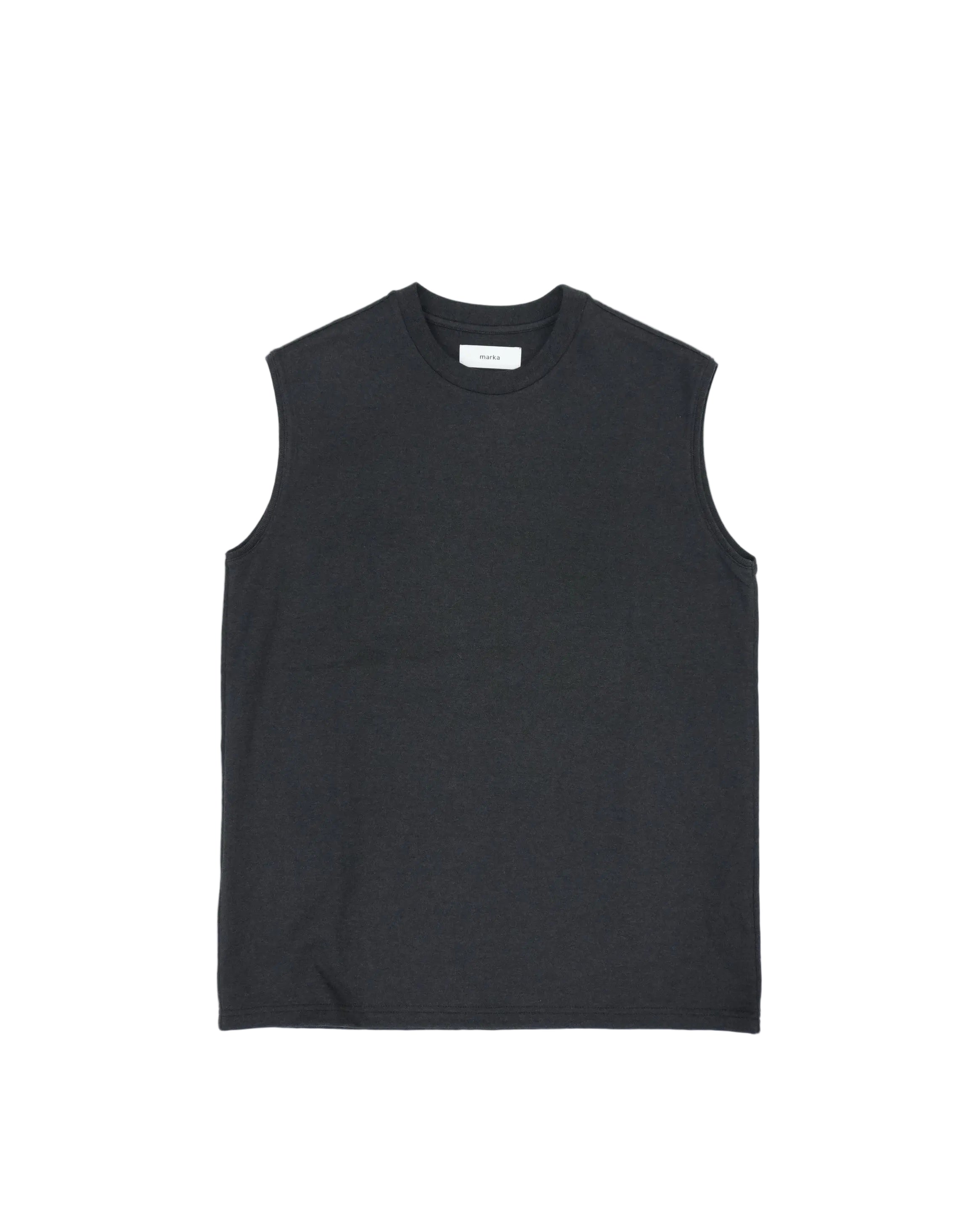 40/2 ORGANIC COTTON KNIT SLEEVELESS TEE