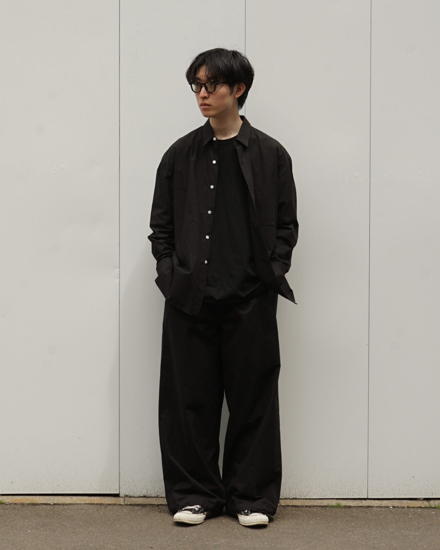 Maxi large pants with drawstrings