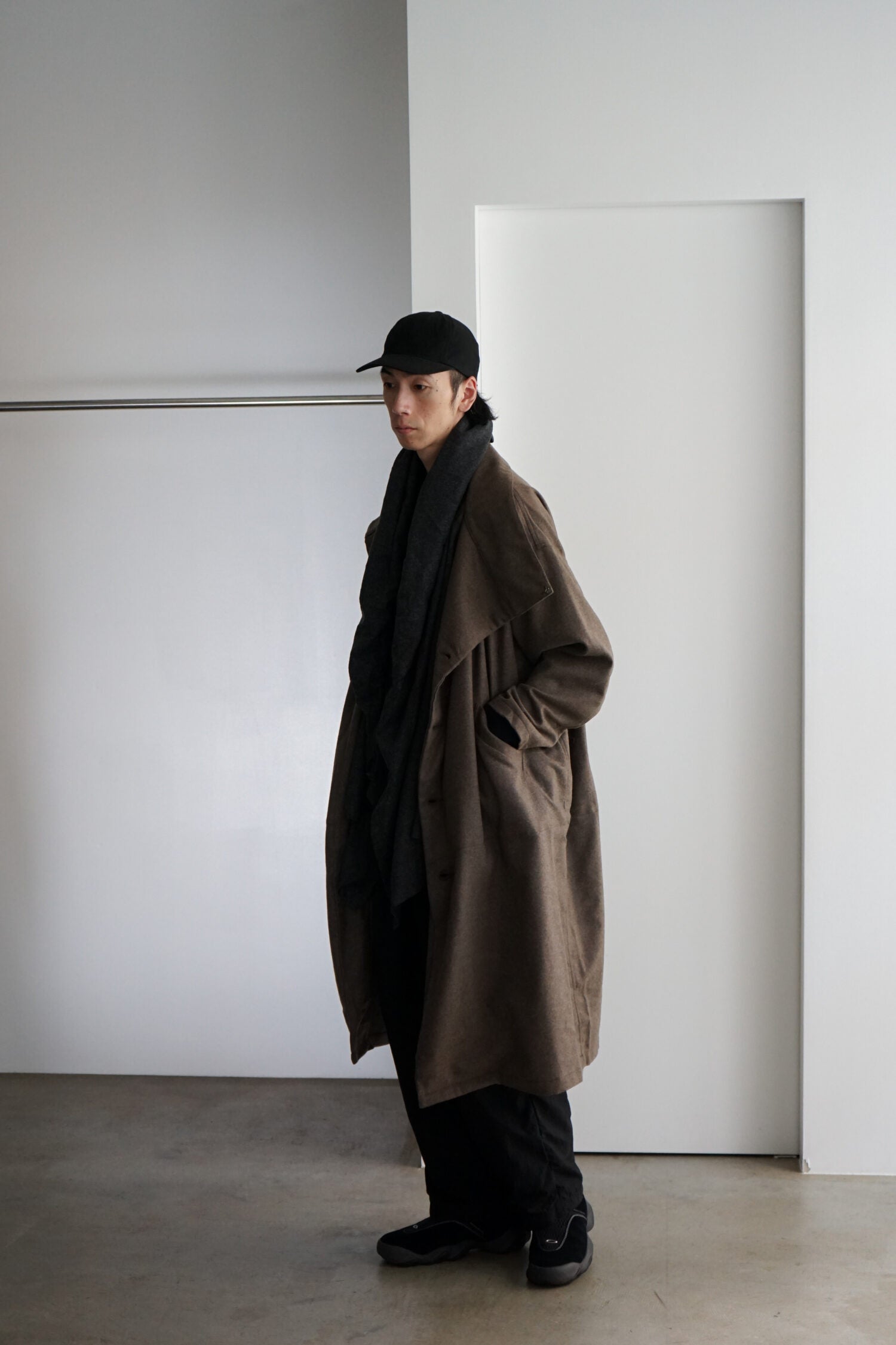 LAYERED PARACHUTE COAT