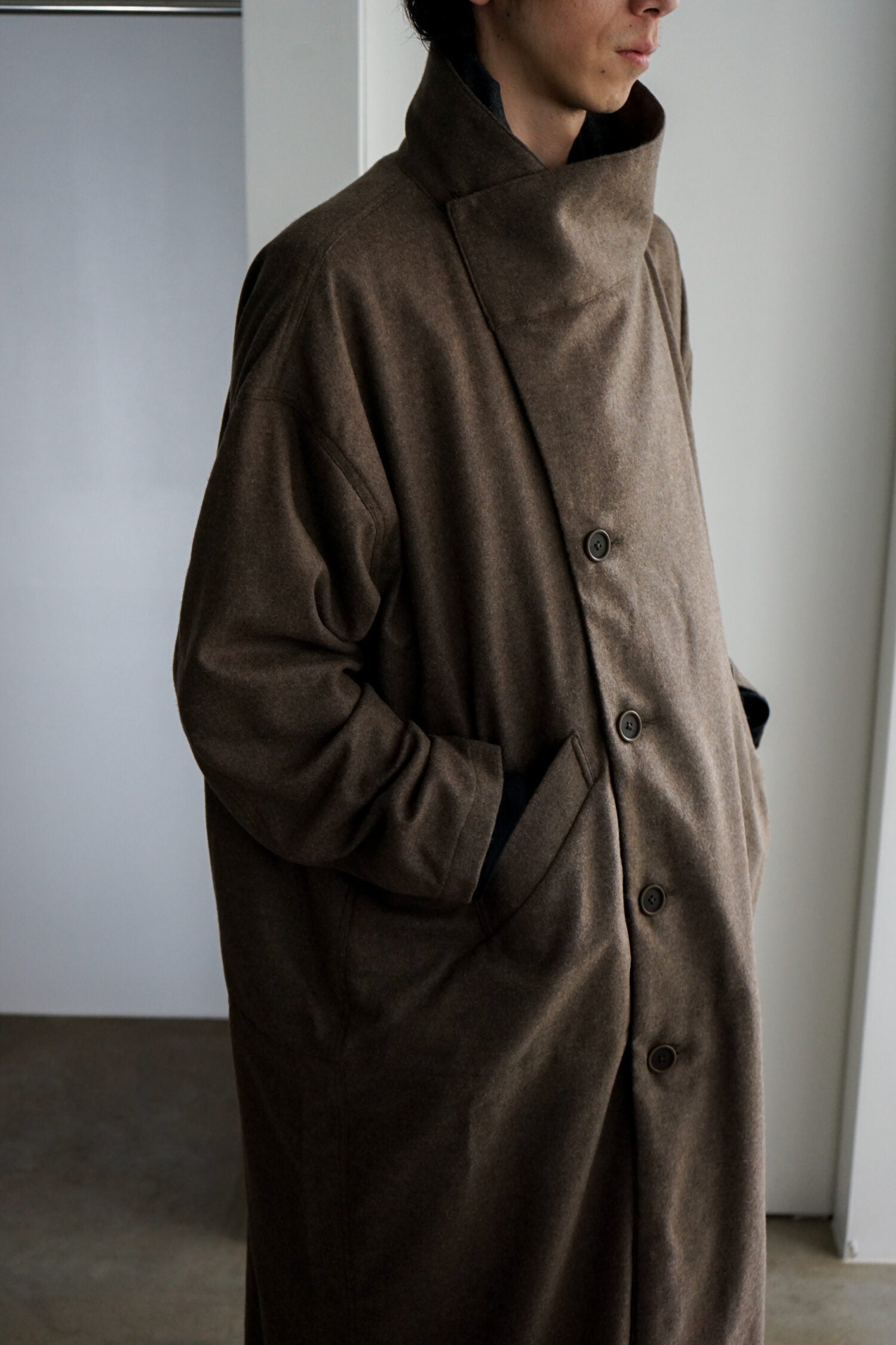 LAYERED PARACHUTE COAT