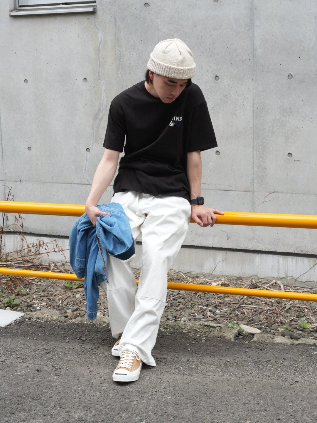 BACK LOGO S/S TEE (HEART)