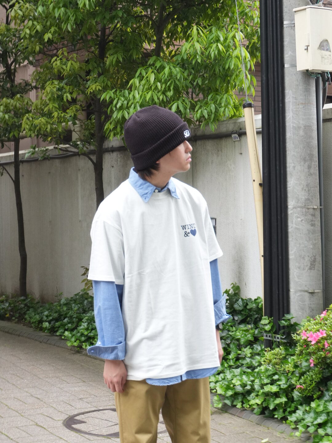 BACK LOGO S/S TEE (HEART)