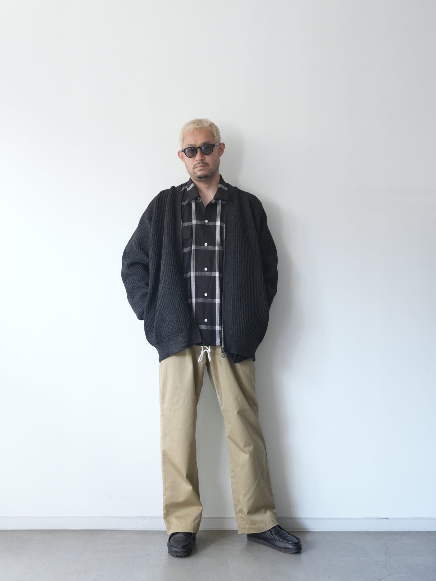 Wide Straight Chino Pants