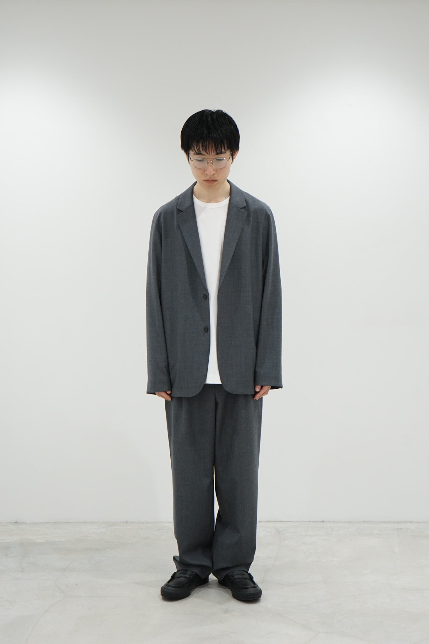 WOOL TROPICAL TAILORED JACKET