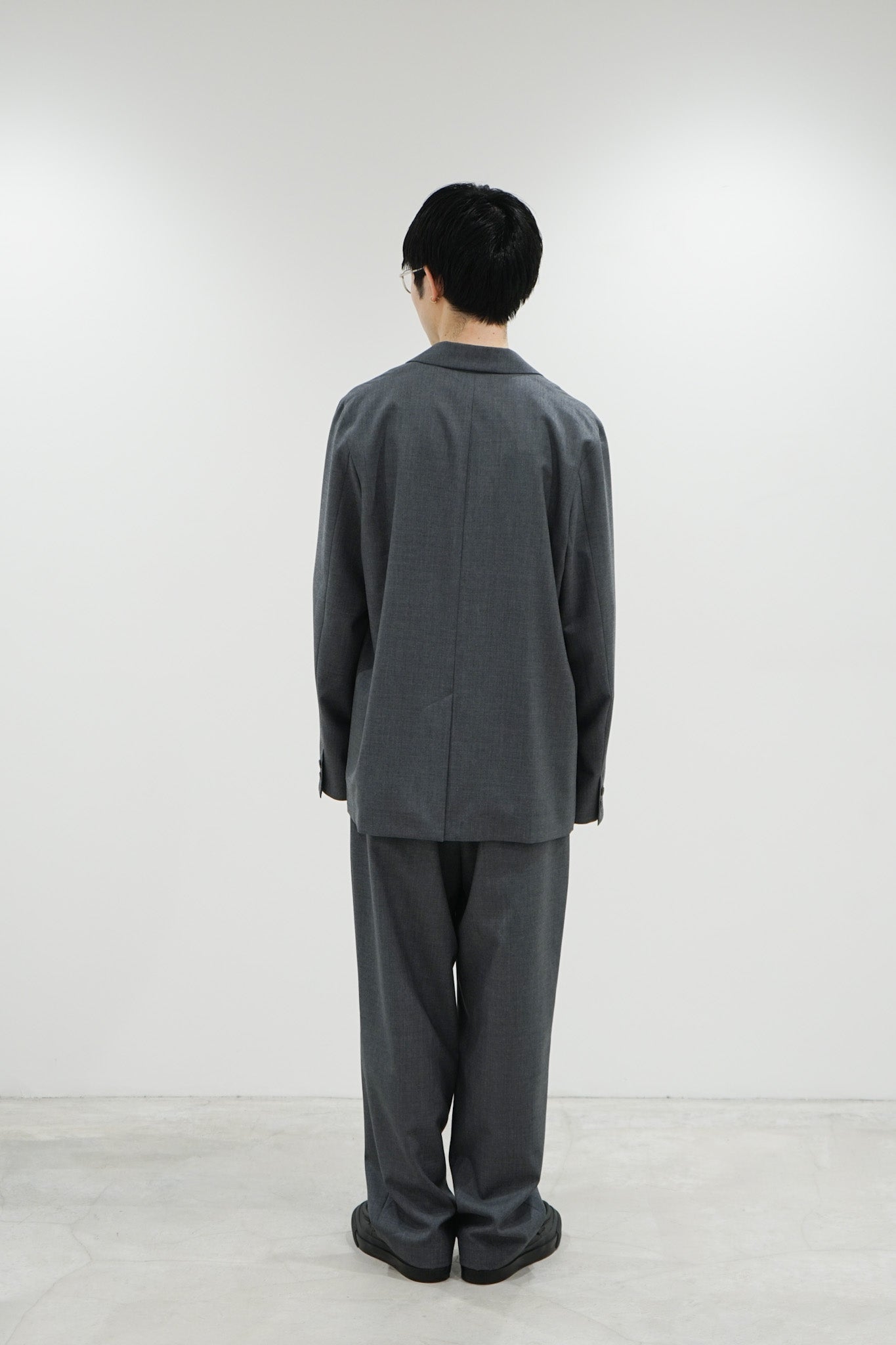 WOOL TROPICAL TAILORED JACKET