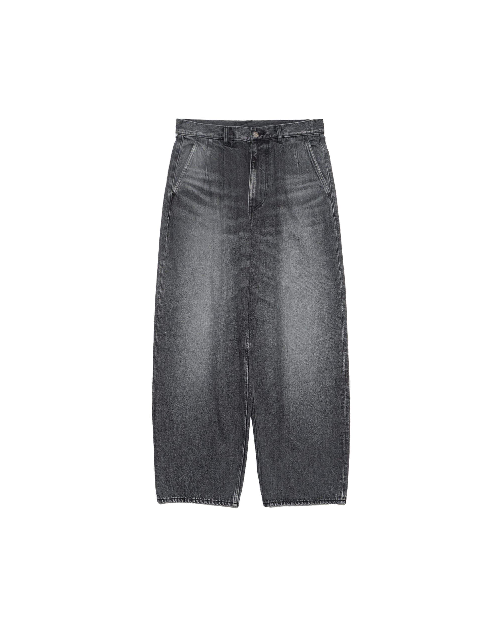 Selvage Denim Two Tuck Pants -LIGHT FADE-