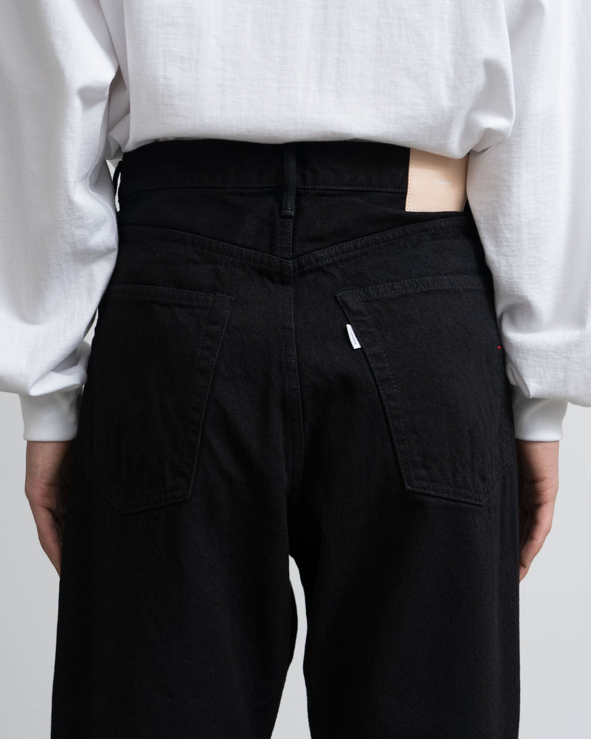 Selvage Denim Five Pocket Wide Straight Pants