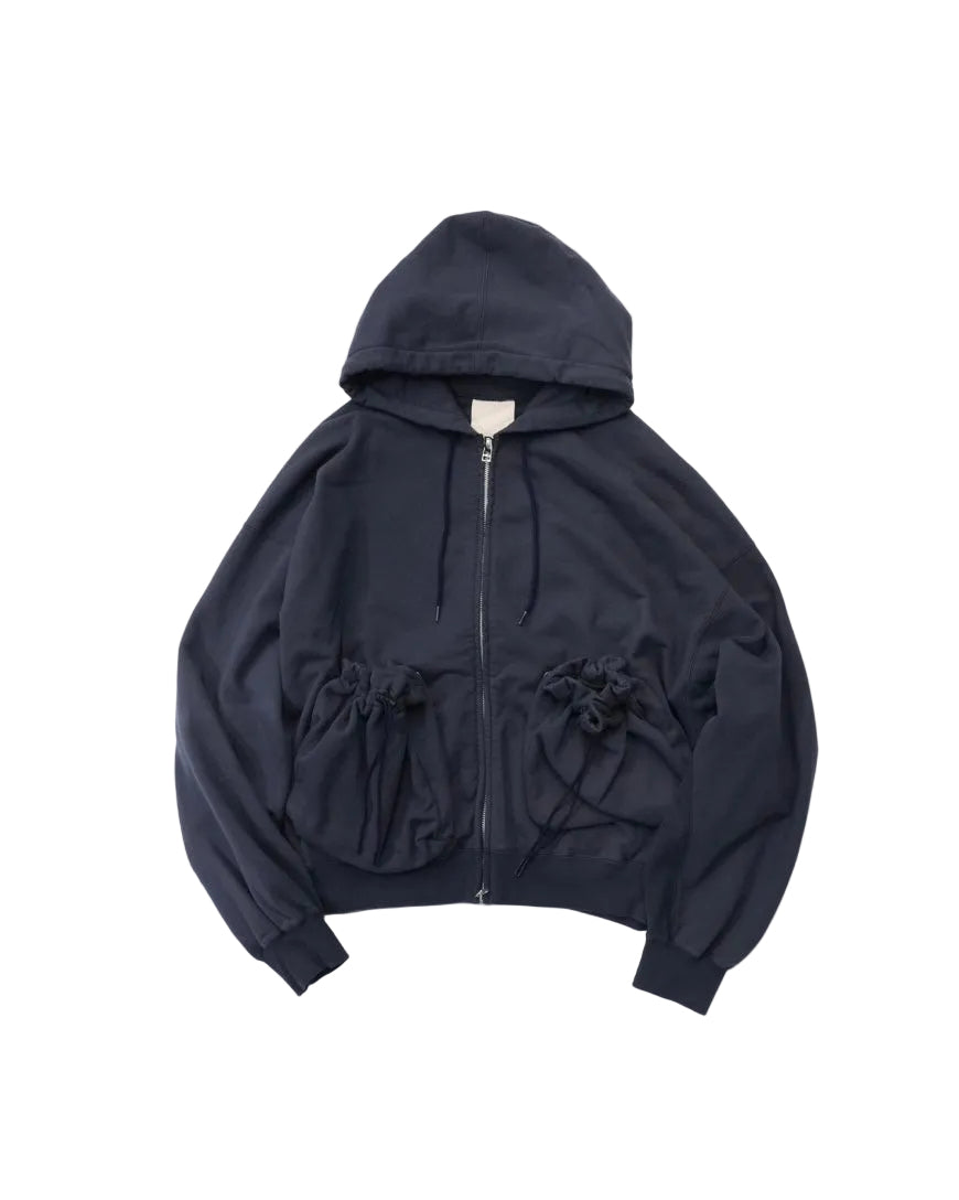 "KINCHAKU" ZIPUP HOODIE
