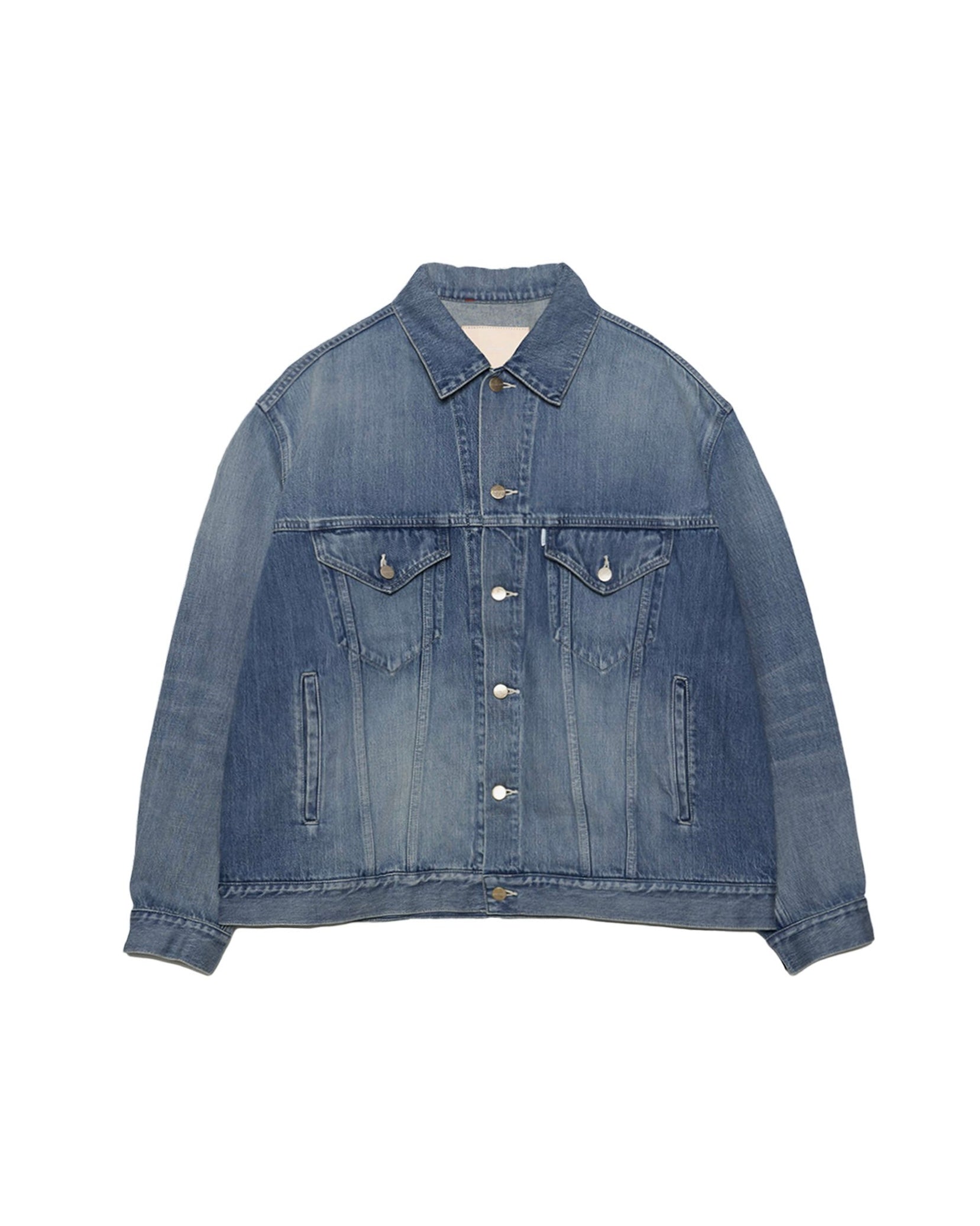 Selvage Denim Trucker Jacket -LIGHT FADE-