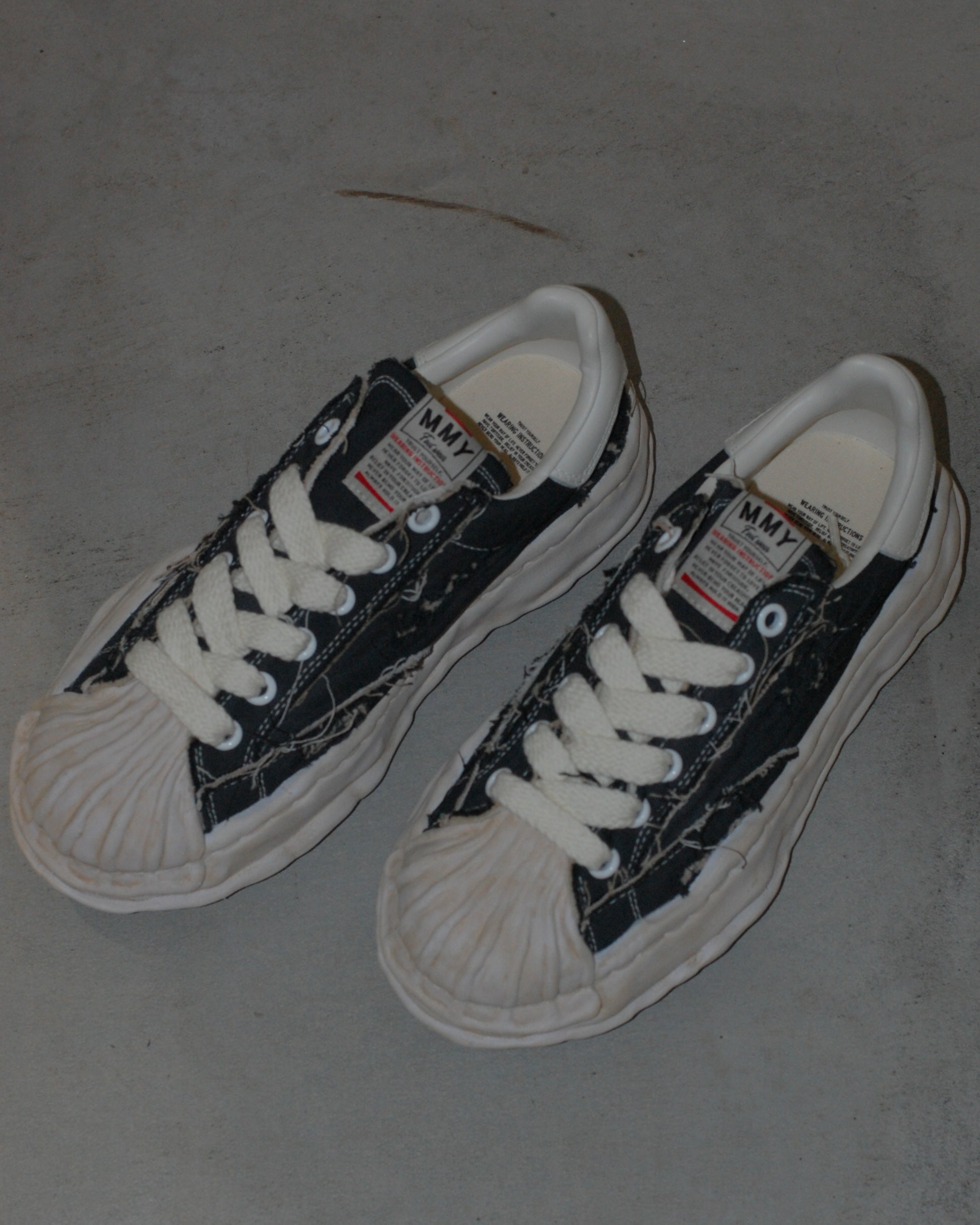 【26SS】BLAKEY / OG Sole Ripped Overdye Canvas Low-top Sneaker