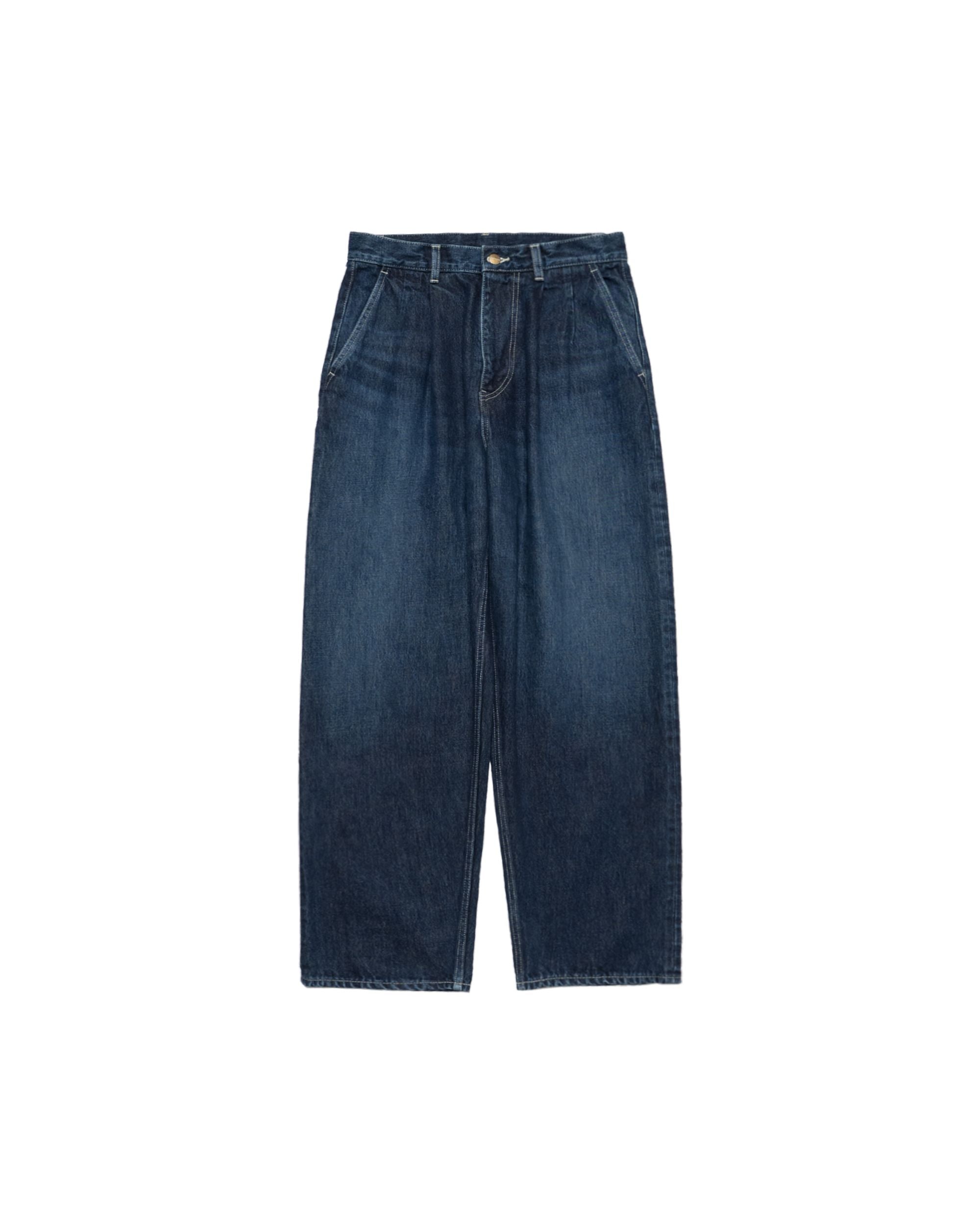 Selvage Denim Two Tuck Pants -DARK FADE-