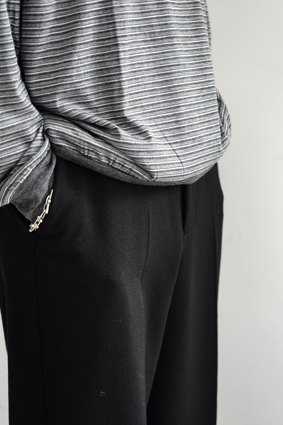 【9/10(木)発売】POLWARTH TUXEDO CLOTH FLAT FRONT WIDE TROUSERS