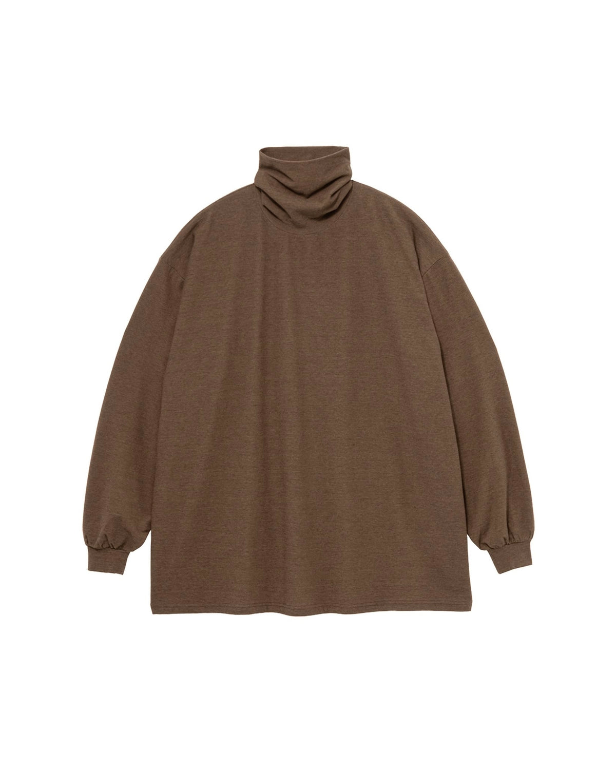 Cotton Wool Ripple High Neck L/S Tee