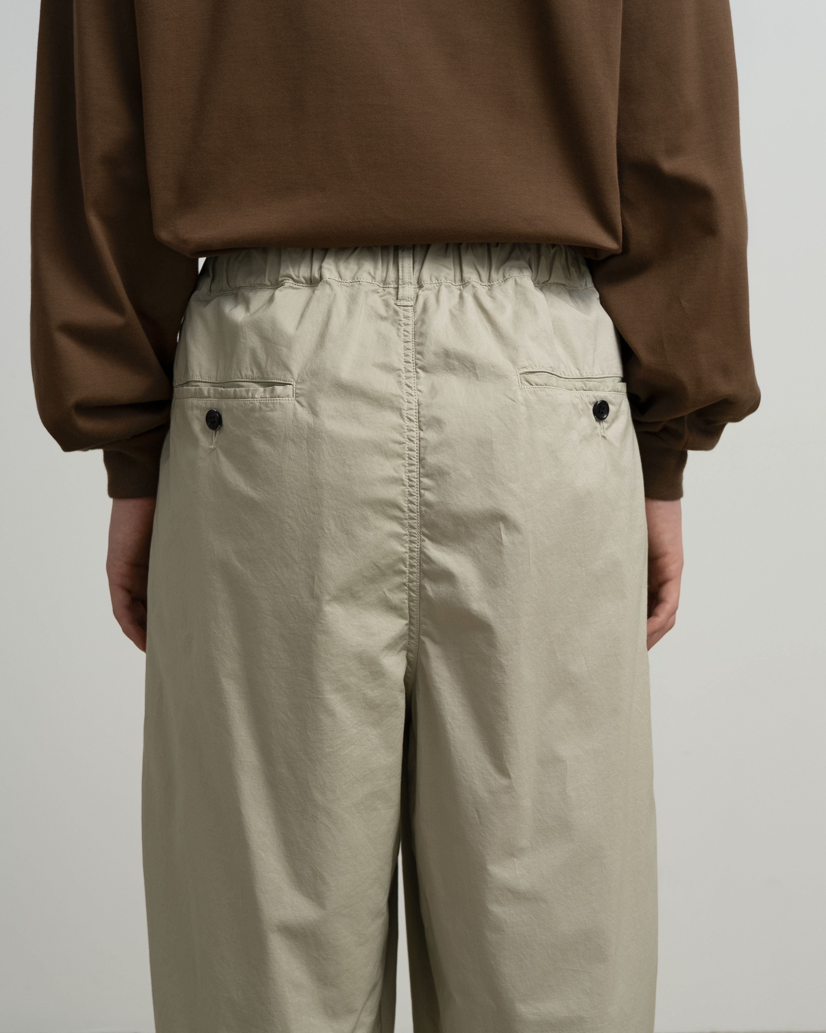 【8/1(土)発売】Garment Dyed Typewriter Oversized Slacks
