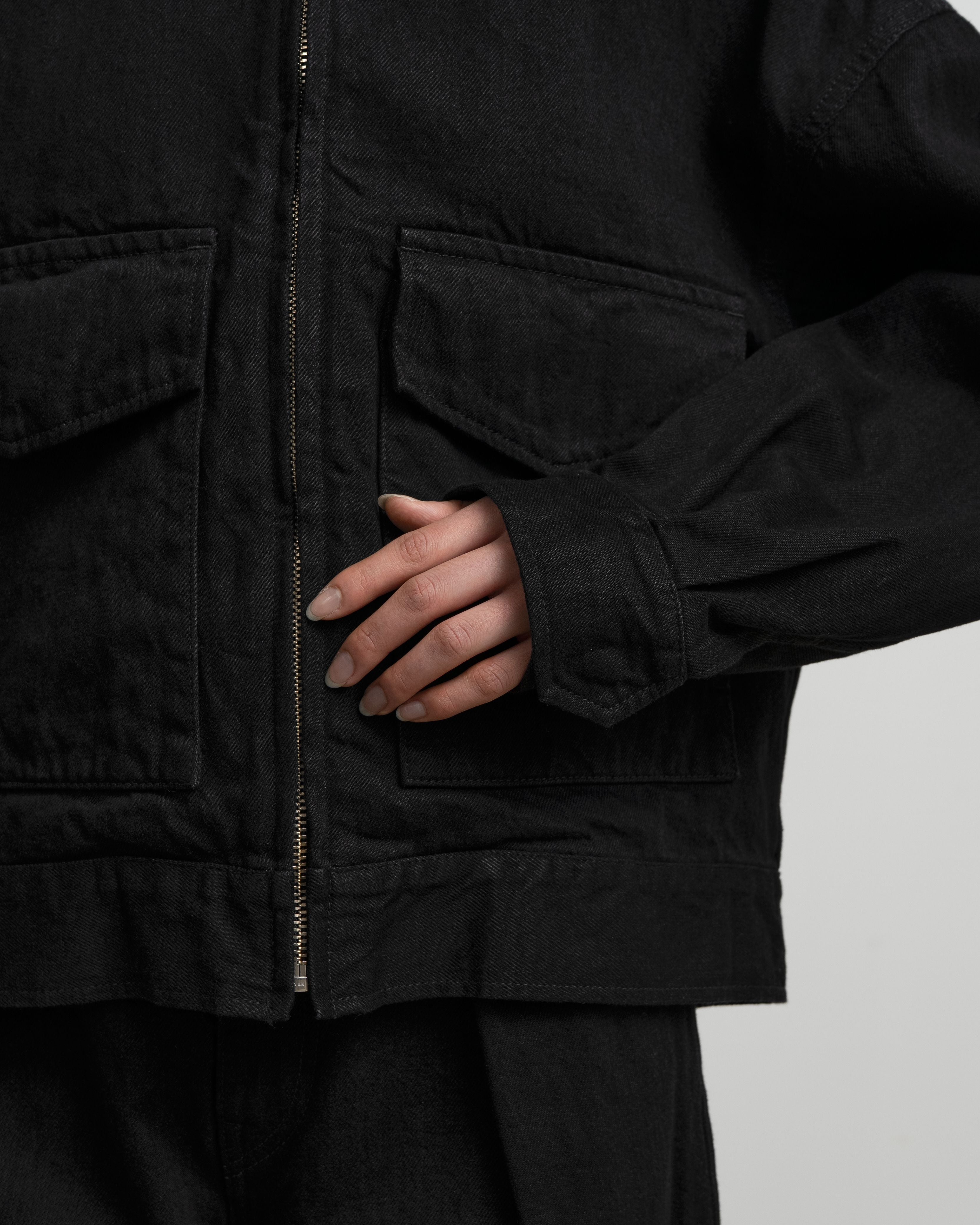 Selvage Denim Zip Jacket