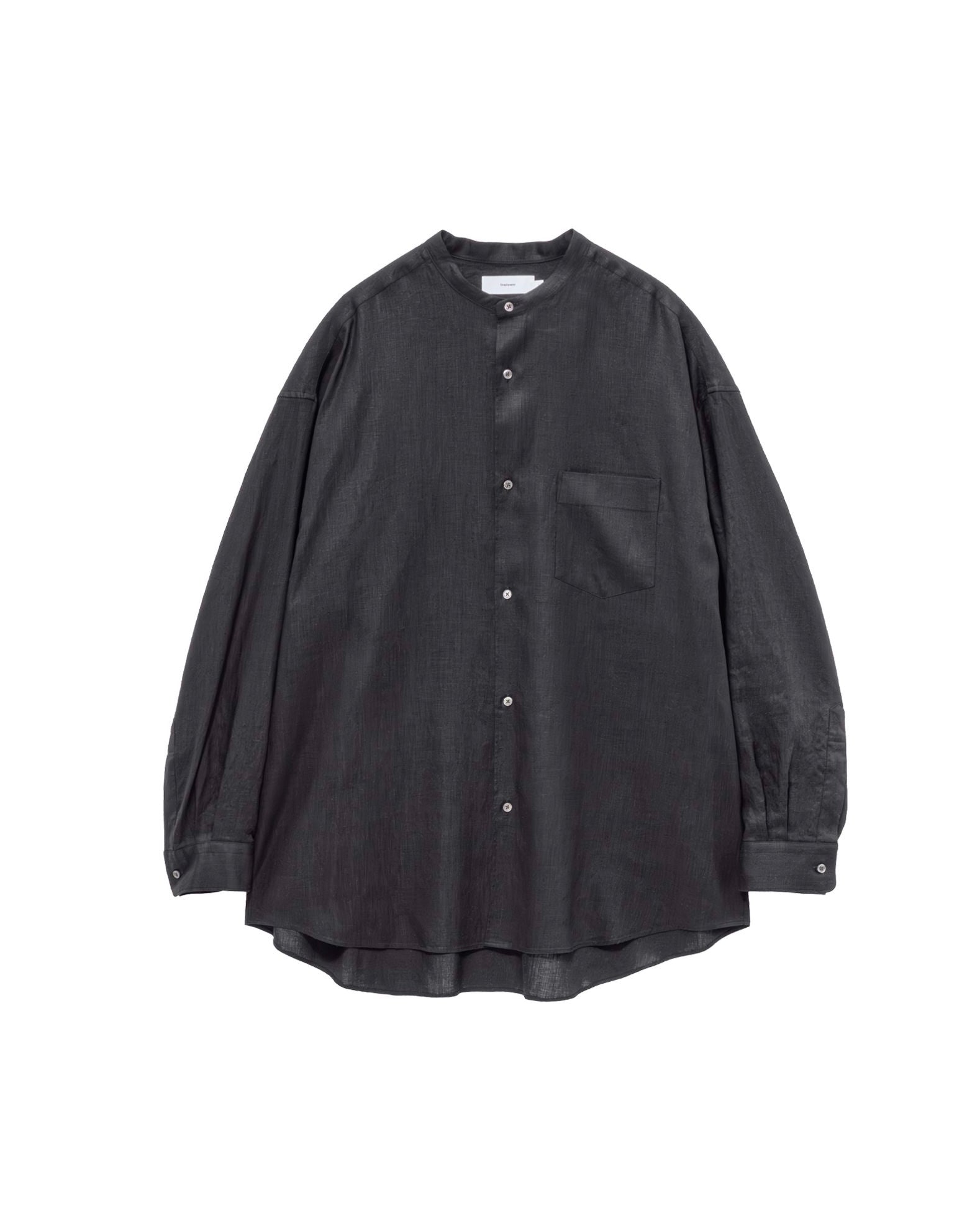【6/20(土)発売】Linen L/S Oversized Band Collar Shirt