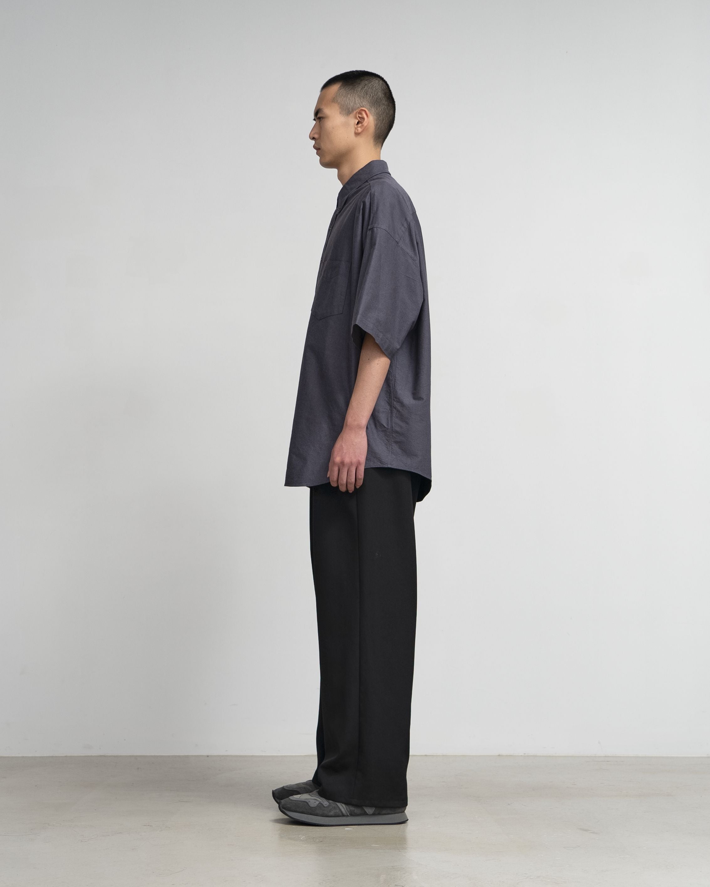 Oxford S/S Oversized B.D Shirt