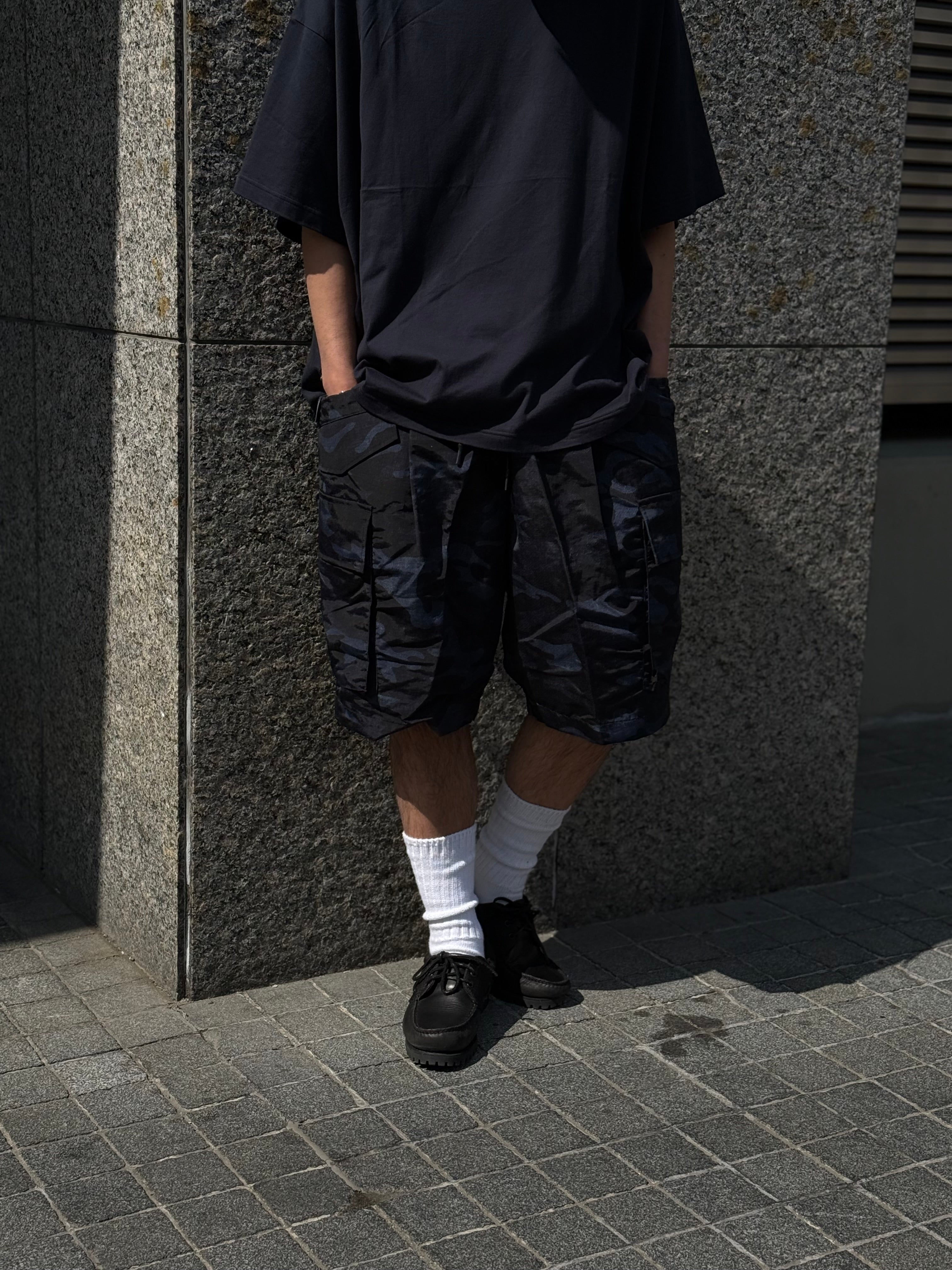 【26SS】CAMO BAGGY CARGO SHORTS