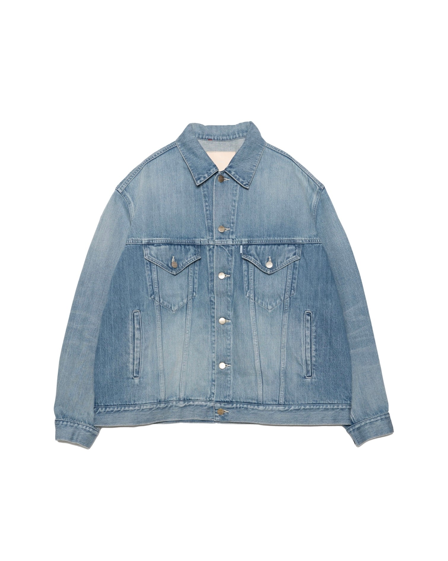 Selvage Denim Trucker Jacket(LIGHT FADE)