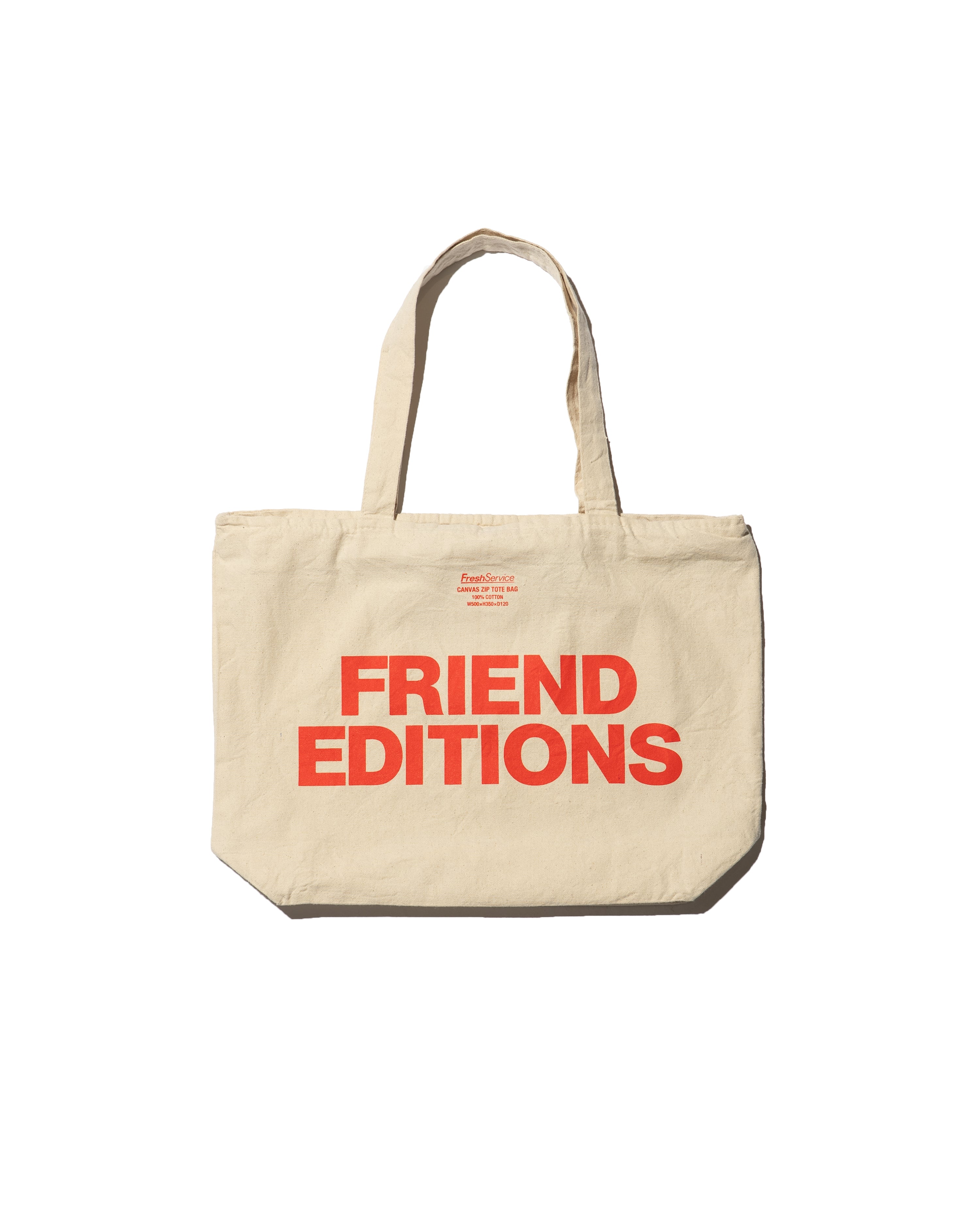 【3/14(土)発売】FRIEND EDITIONS CANVAS ZIP TOTE BAG