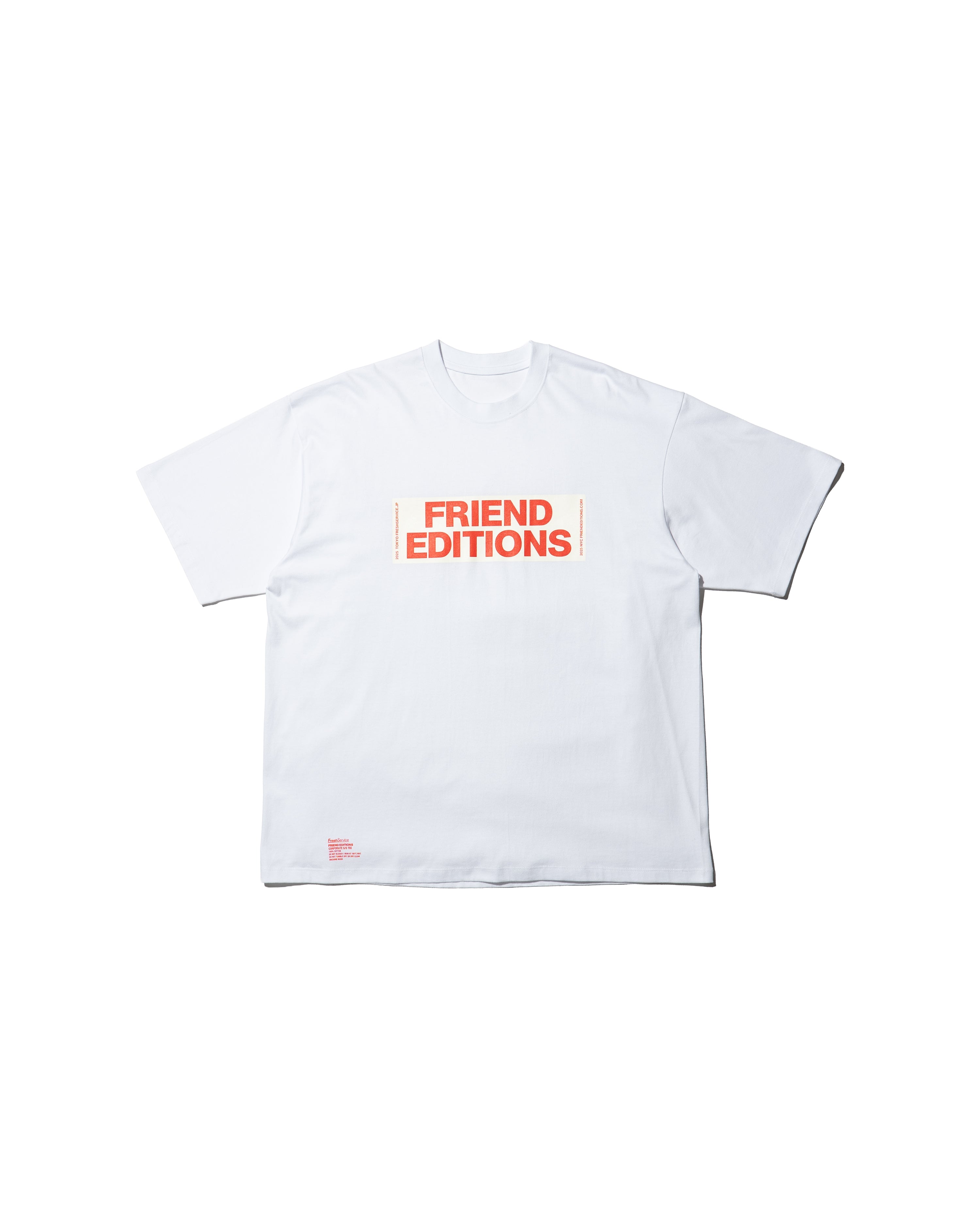 【3/14(土)発売】FRIEND EDITIONS CORPORATE S/S TEE ”STICKER”