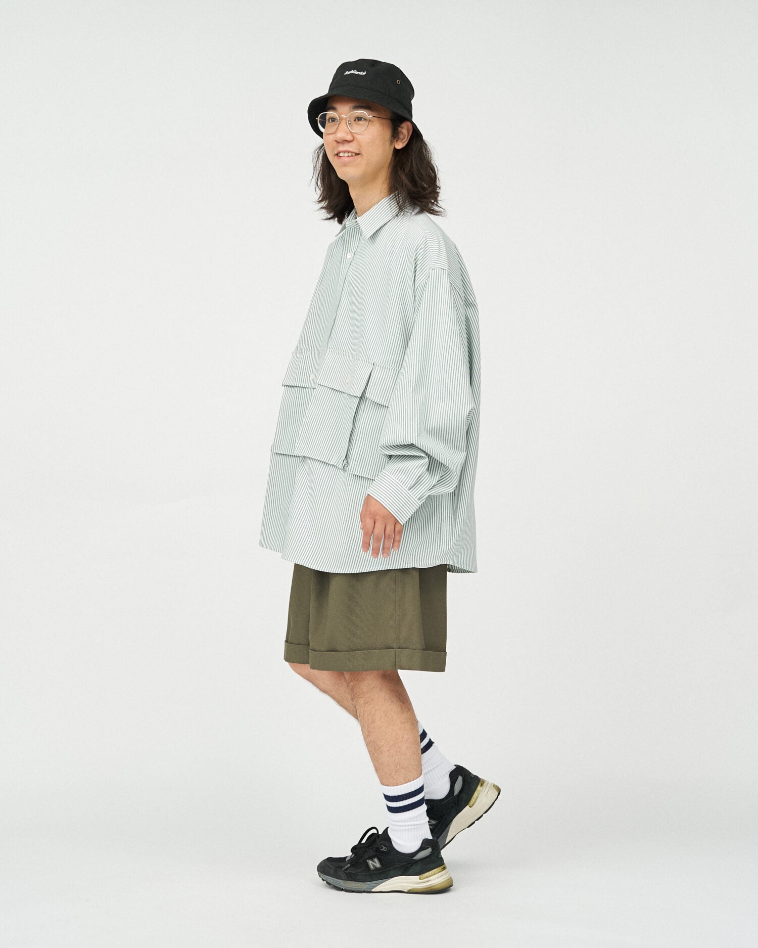 DRY OXFORD FLAP POCKET L/S SHIRT