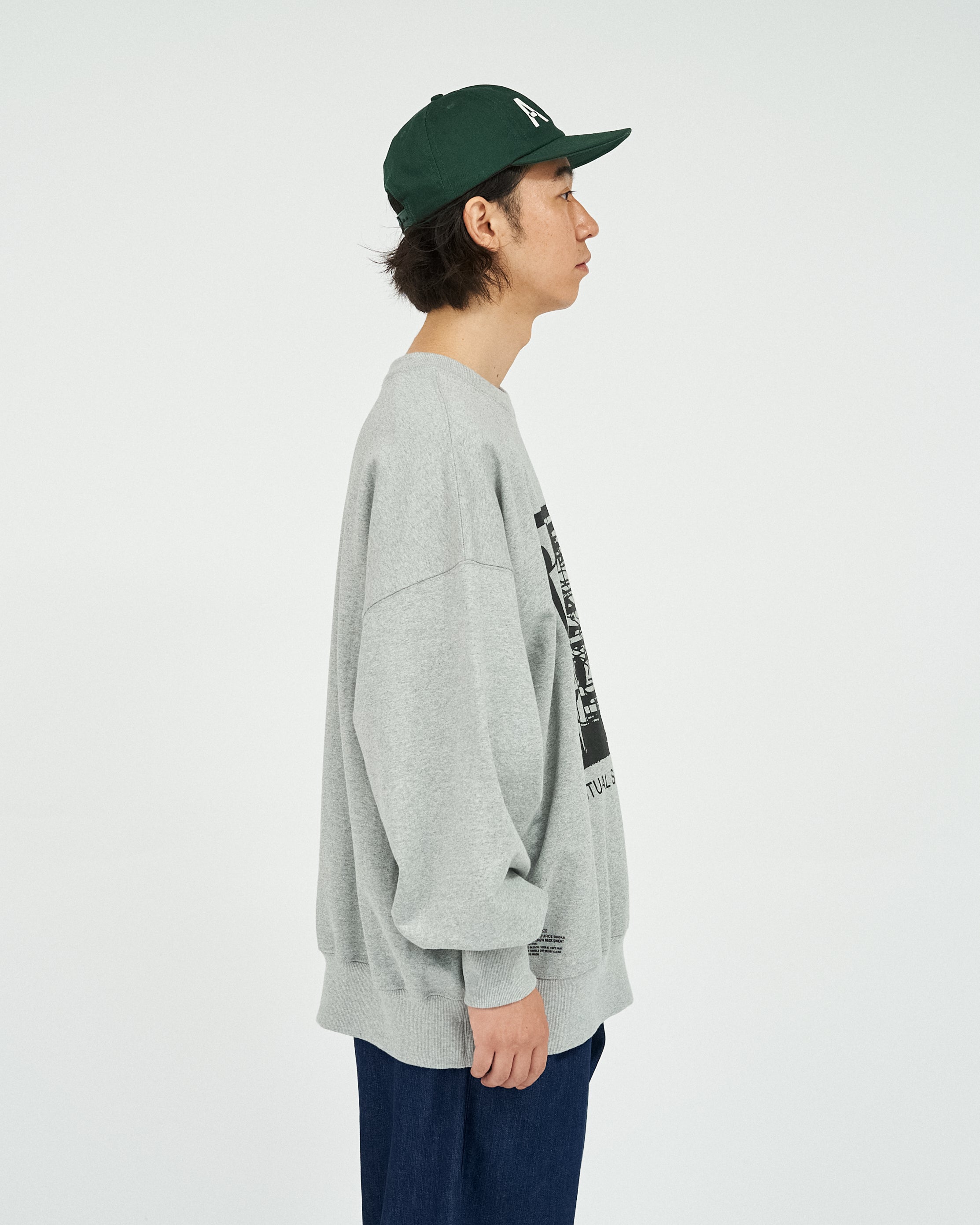 AS×FS LIGHT OZ CREW NECK SWEAT “LITHOGRAPH”