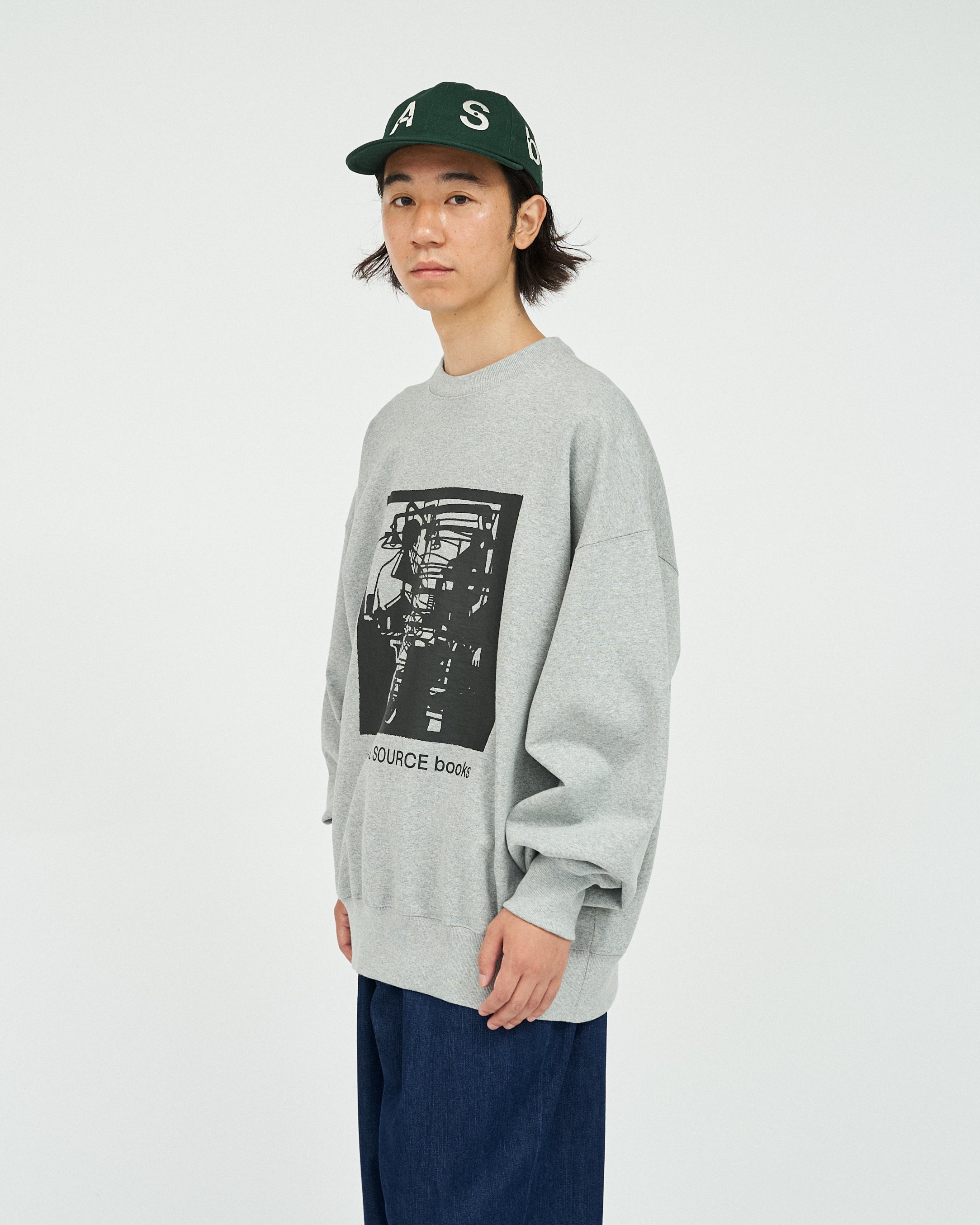 AS×FS LIGHT OZ CREW NECK SWEAT “LITHOGRAPH”
