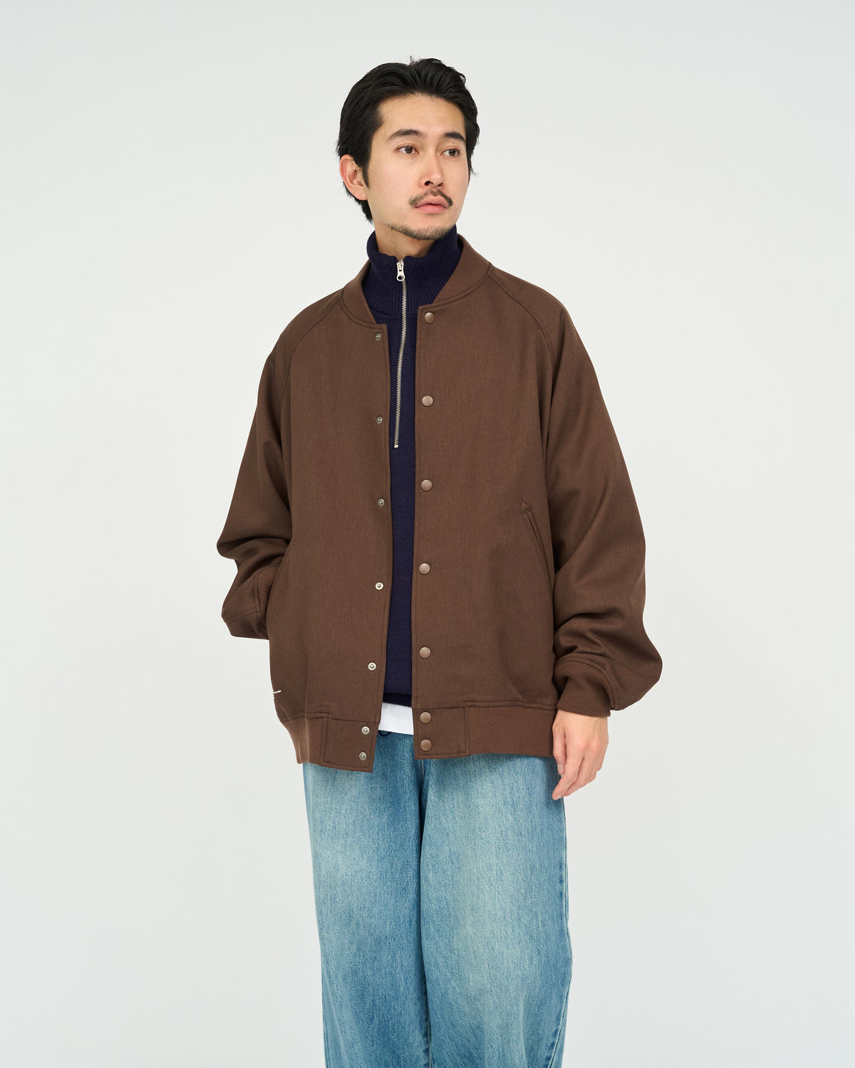 【10/24(土)発売】DOWN FABRIC VARSITY JACKET