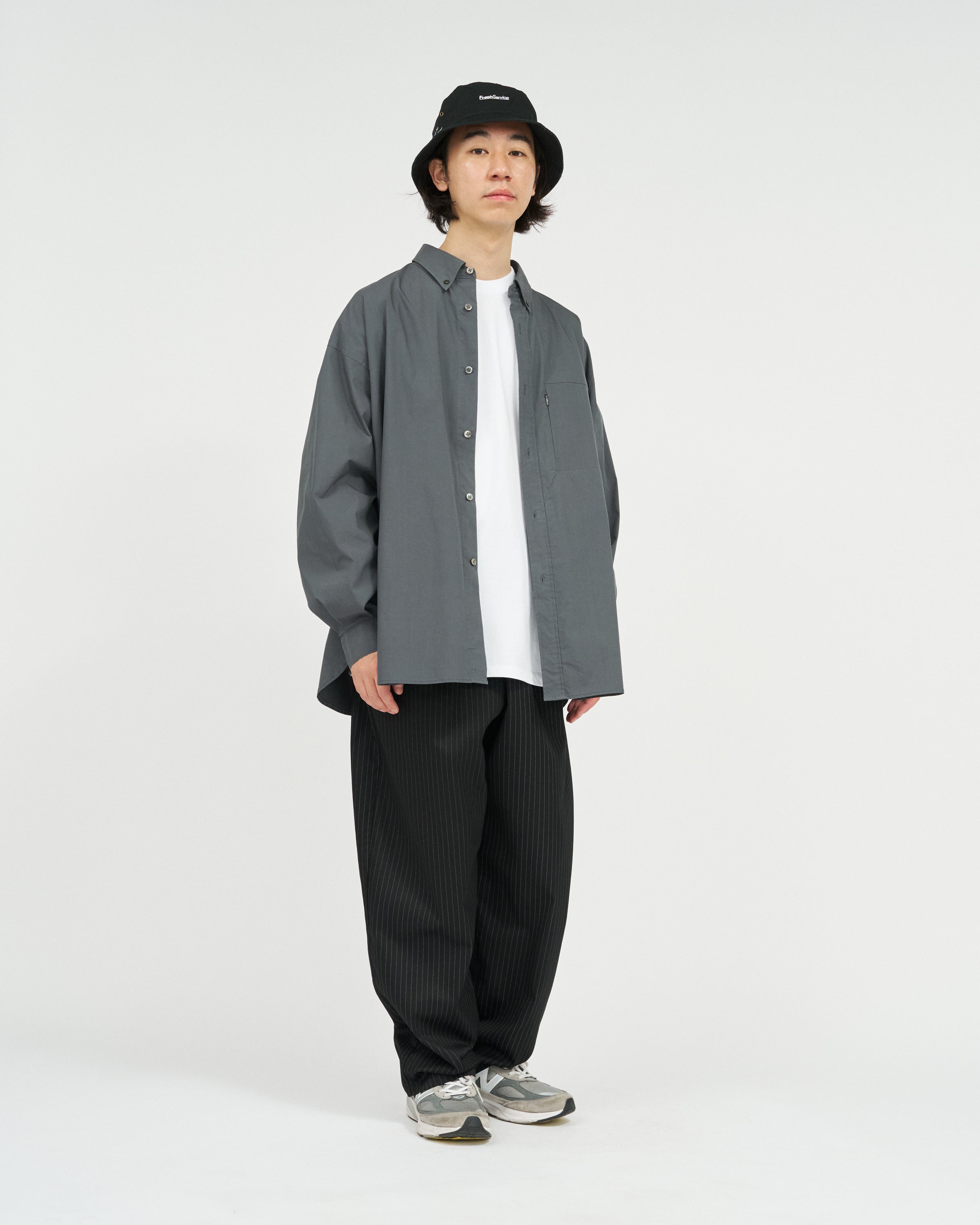 SOLOTEX® TYPEWRITER UTILITY L/S B.D SHIRT