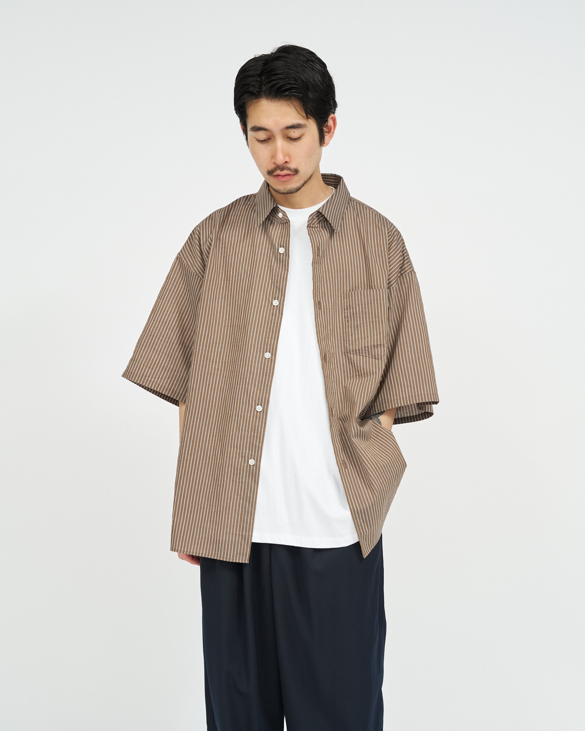 【5/30(土)発売】HRAFTeX® S/S STRIPE SHIRT