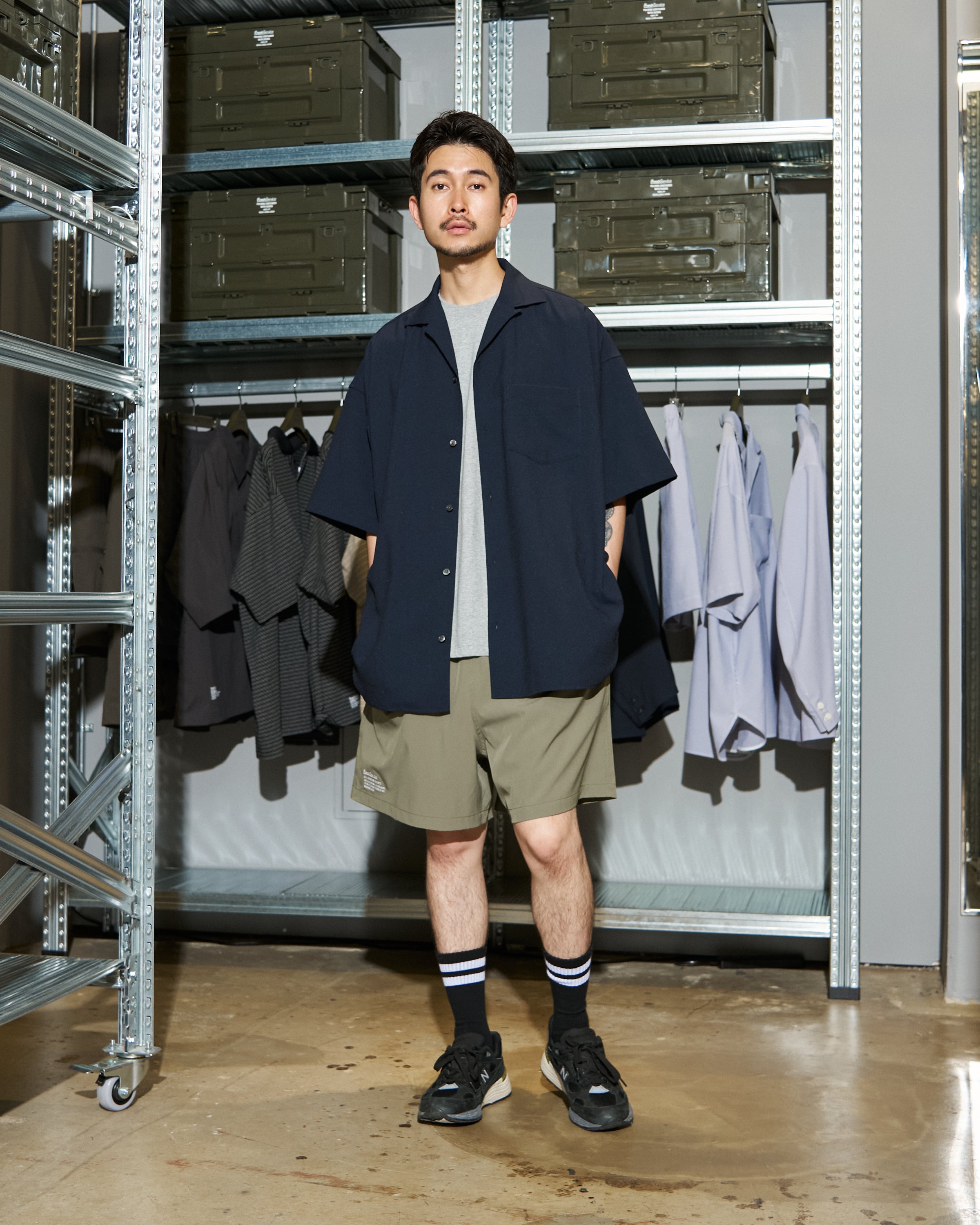 【6/13(土)発売】【LIMITED】SEERSUCKER STRIPE OPEN COLLAR SHIRT