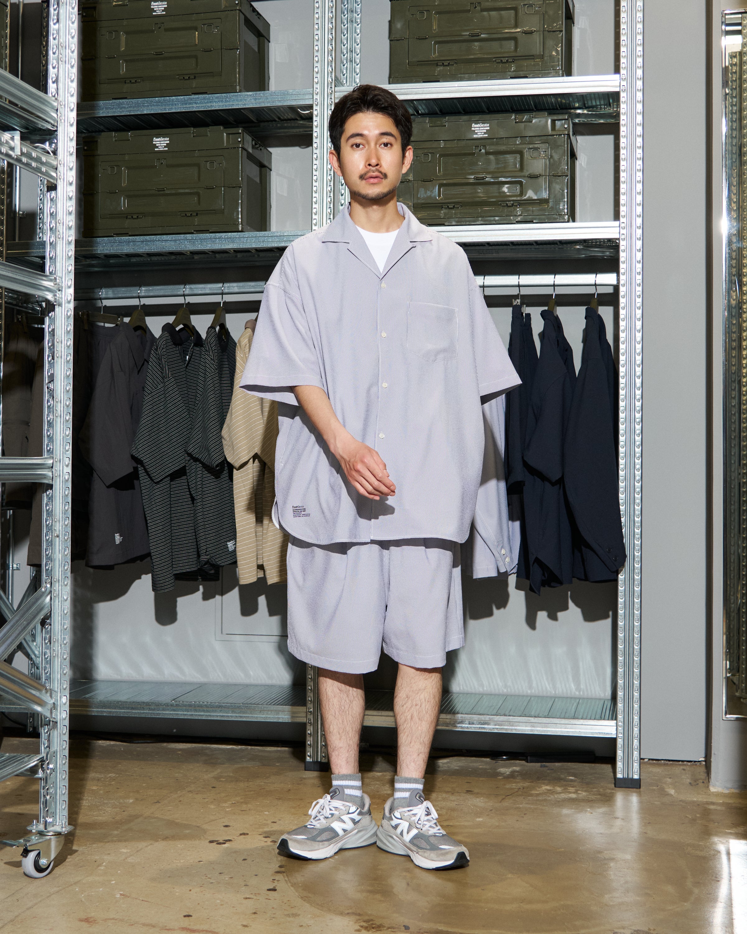 【6/13(土)発売】【LIMITED】SEERSUCKER STRIPE EASY SHORTS