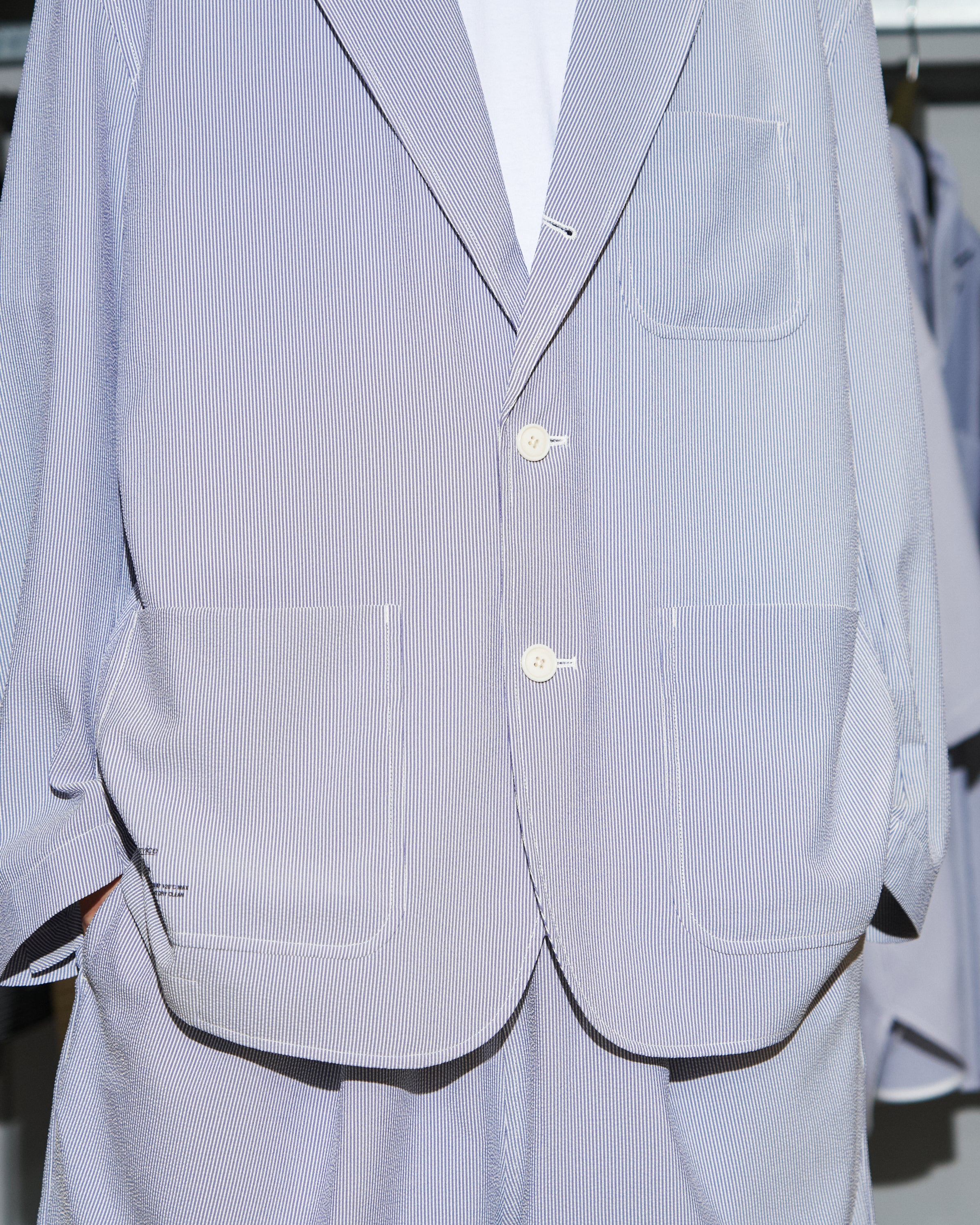 【6/13(土)発売】【LIMITED】SEERSUCKER STRIPE BLAZER