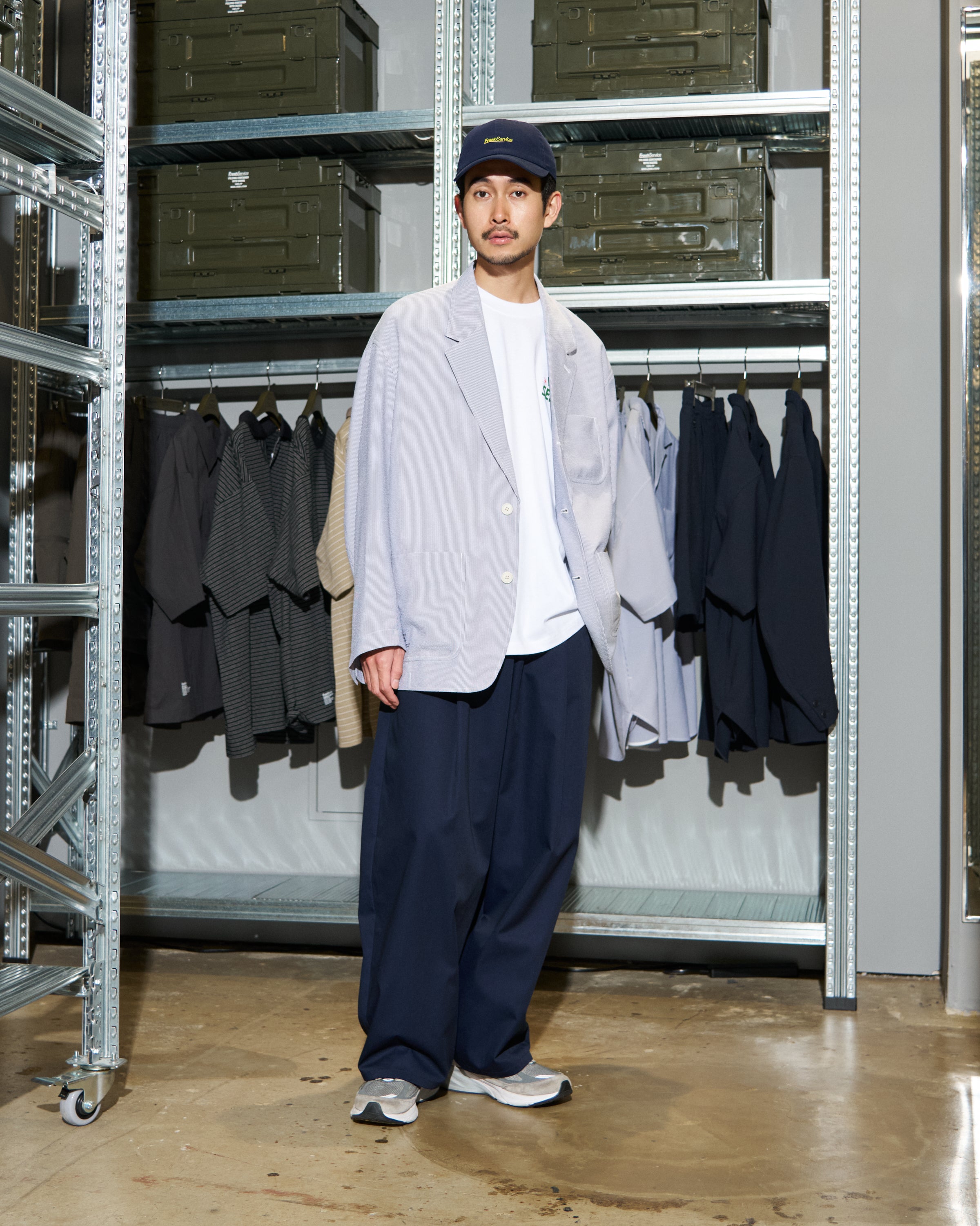 【6/13(土)発売】【LIMITED】SEERSUCKER STRIPE BLAZER