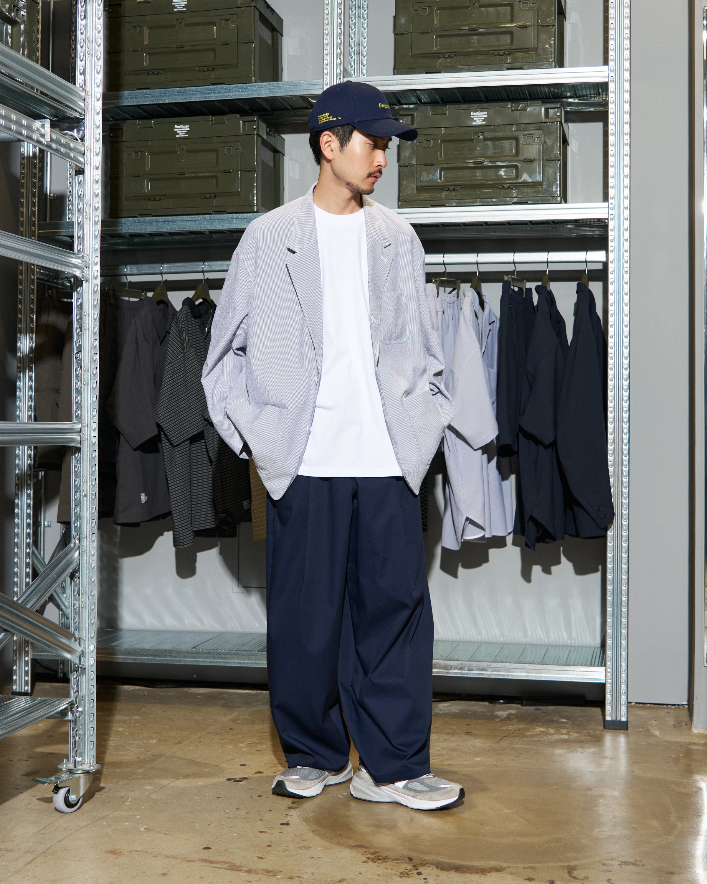 【6/13(土)発売】【LIMITED】SEERSUCKER STRIPE BLAZER
