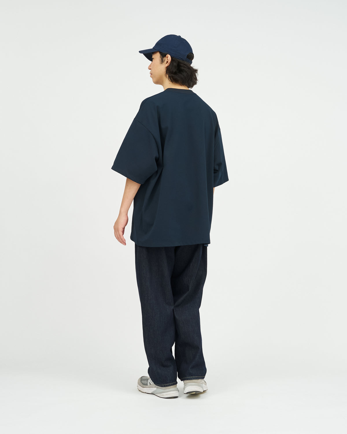 DRY PIQUE JERSEY CREW NECK TEE