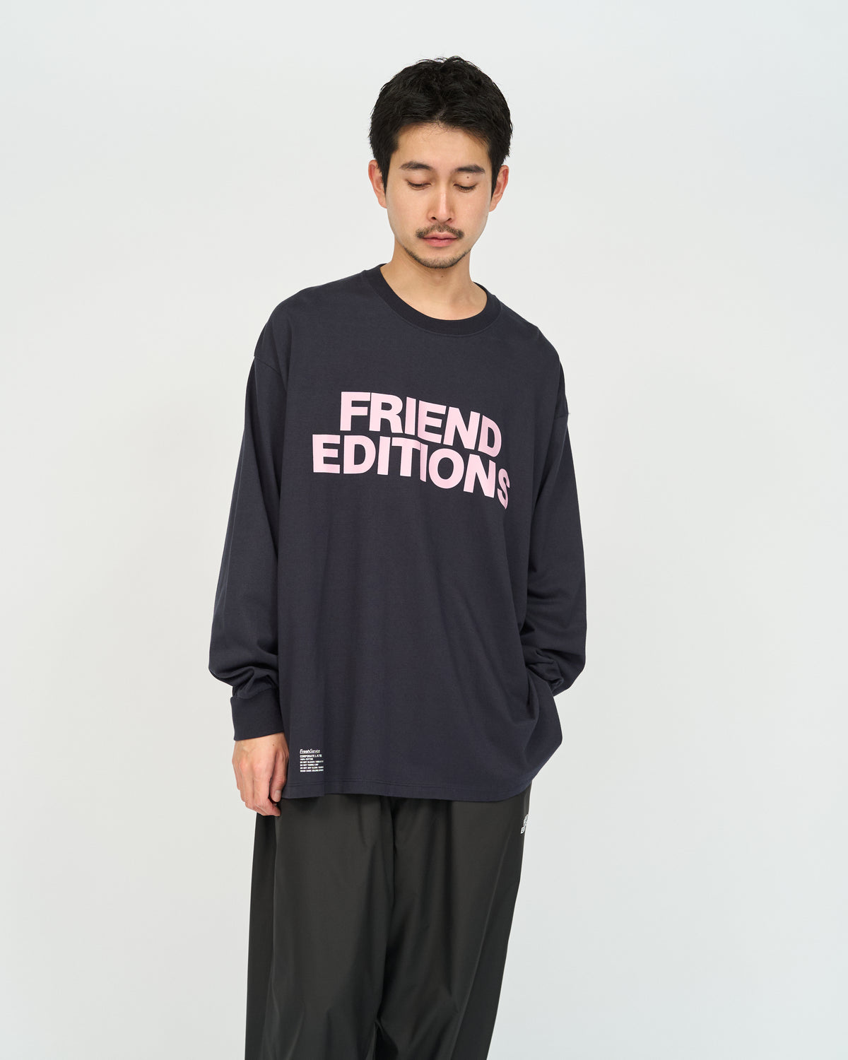 CORPORATE L/S TEE ”FE MONOGRAM”